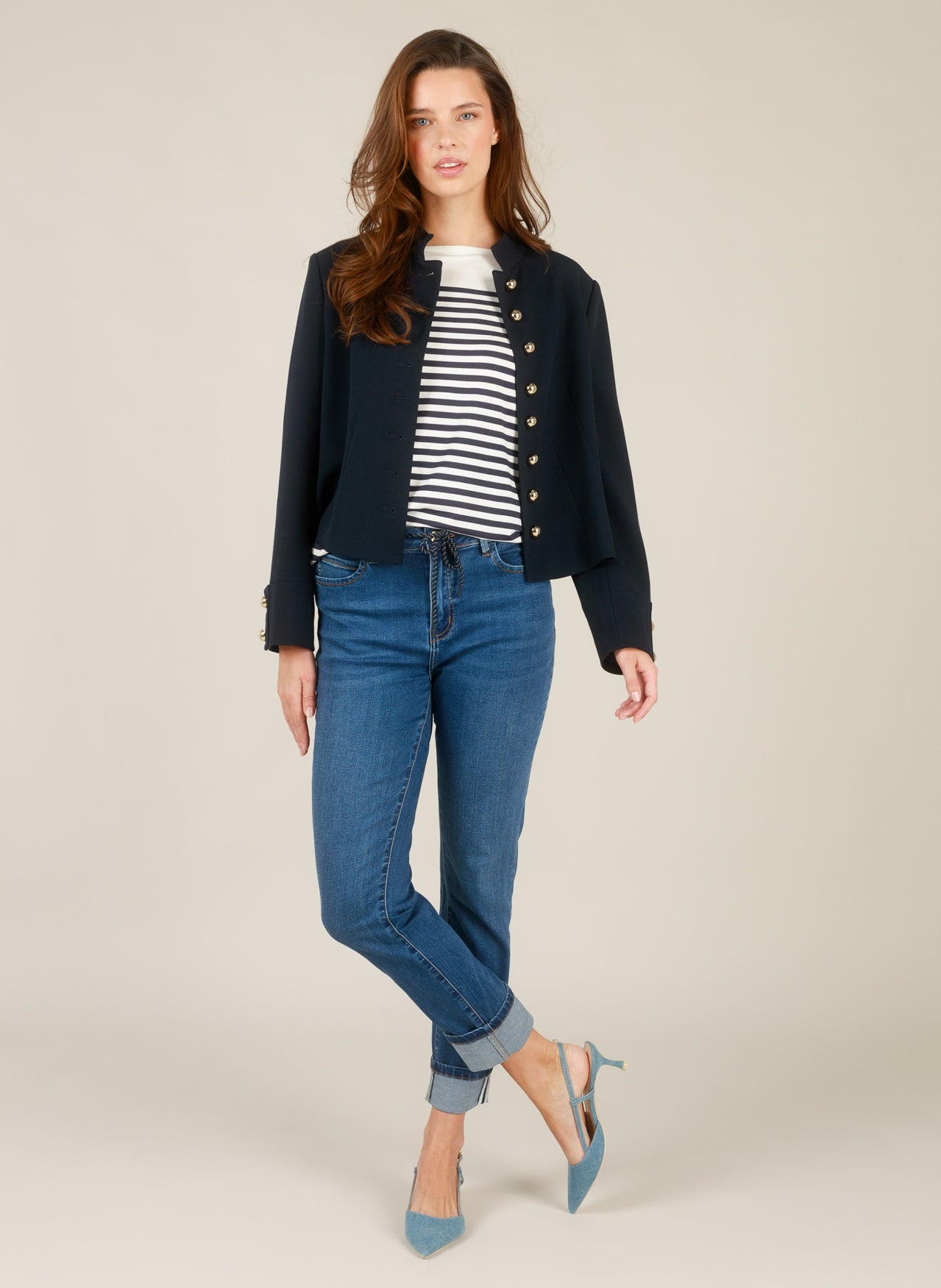 Yest Isle Military Style Jacket