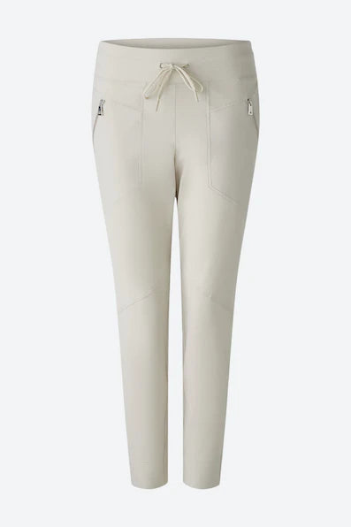 Oui Pull On Travel Pants With Zipper Pocket