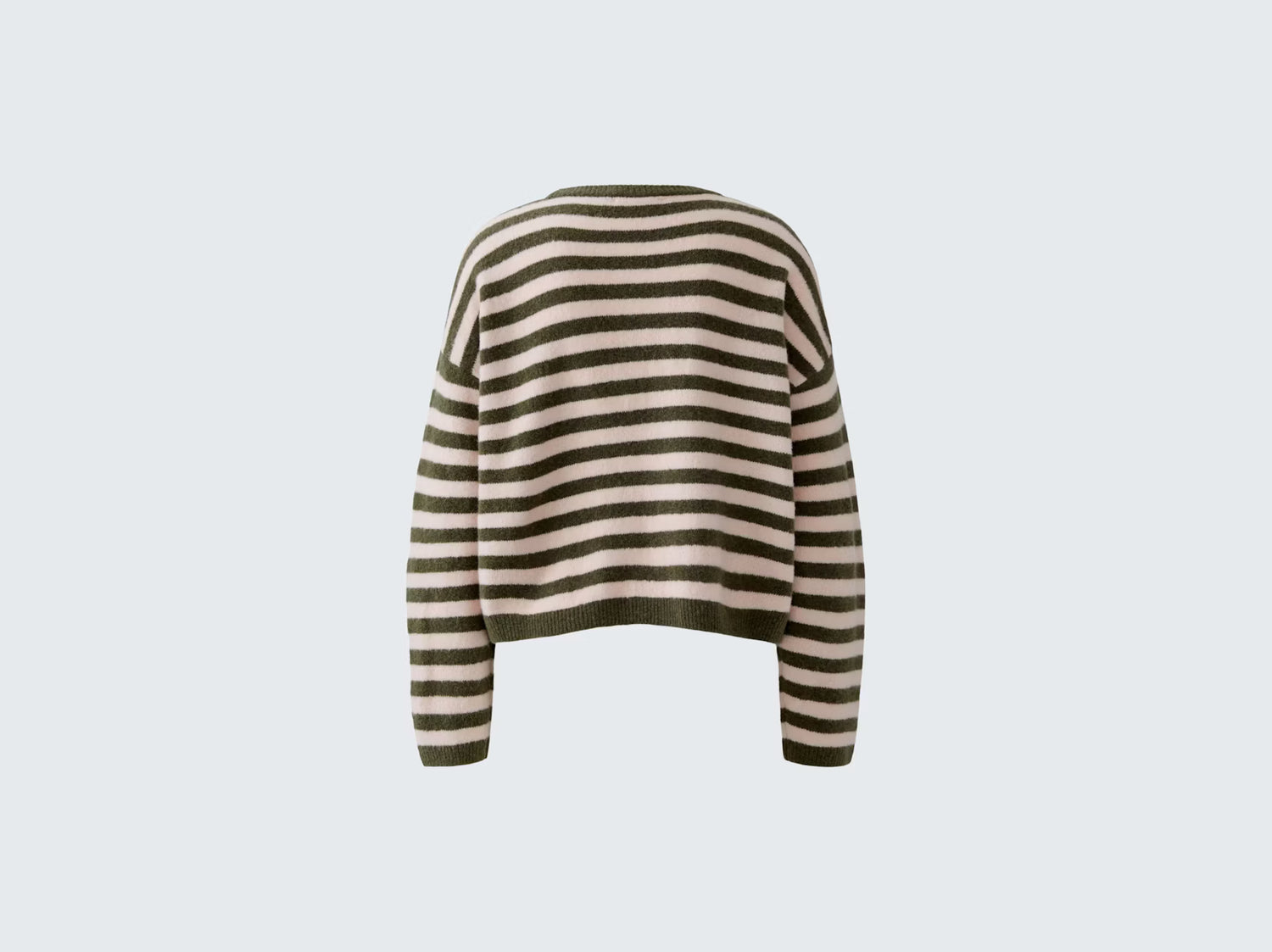 Oui Striped Crew Neck Sweater
