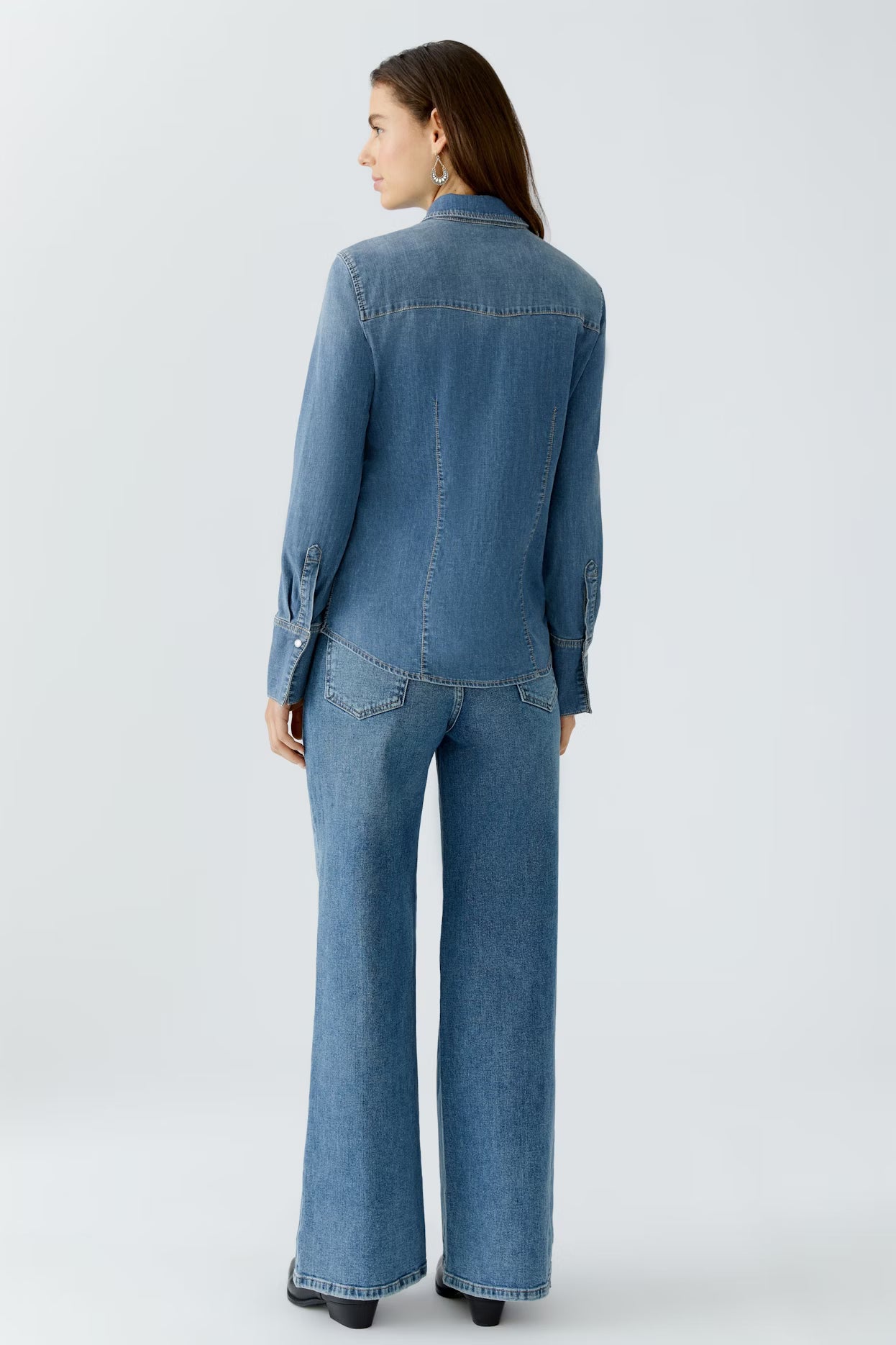 Oui Western Denim Shirt