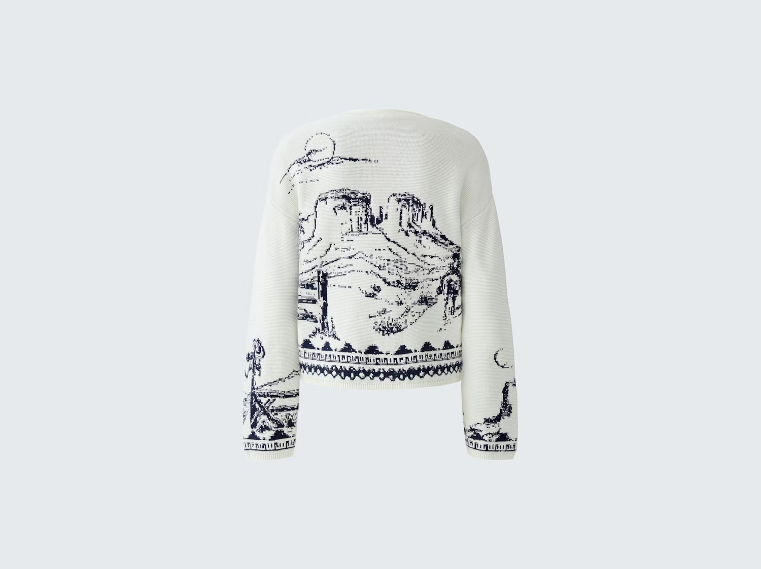 Oui Cactus Designed Sweater