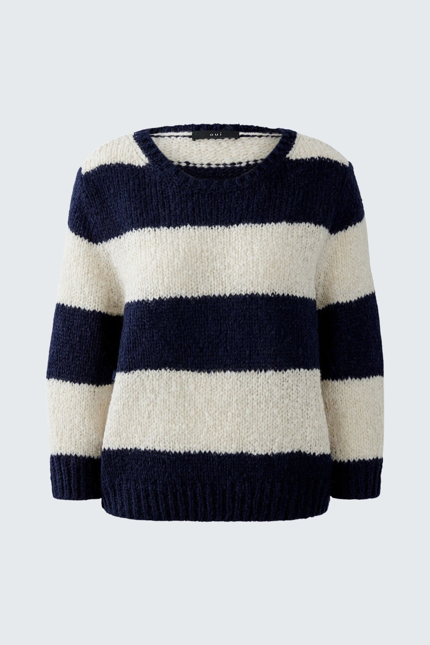Oui Esmy Wide Striped Sweater