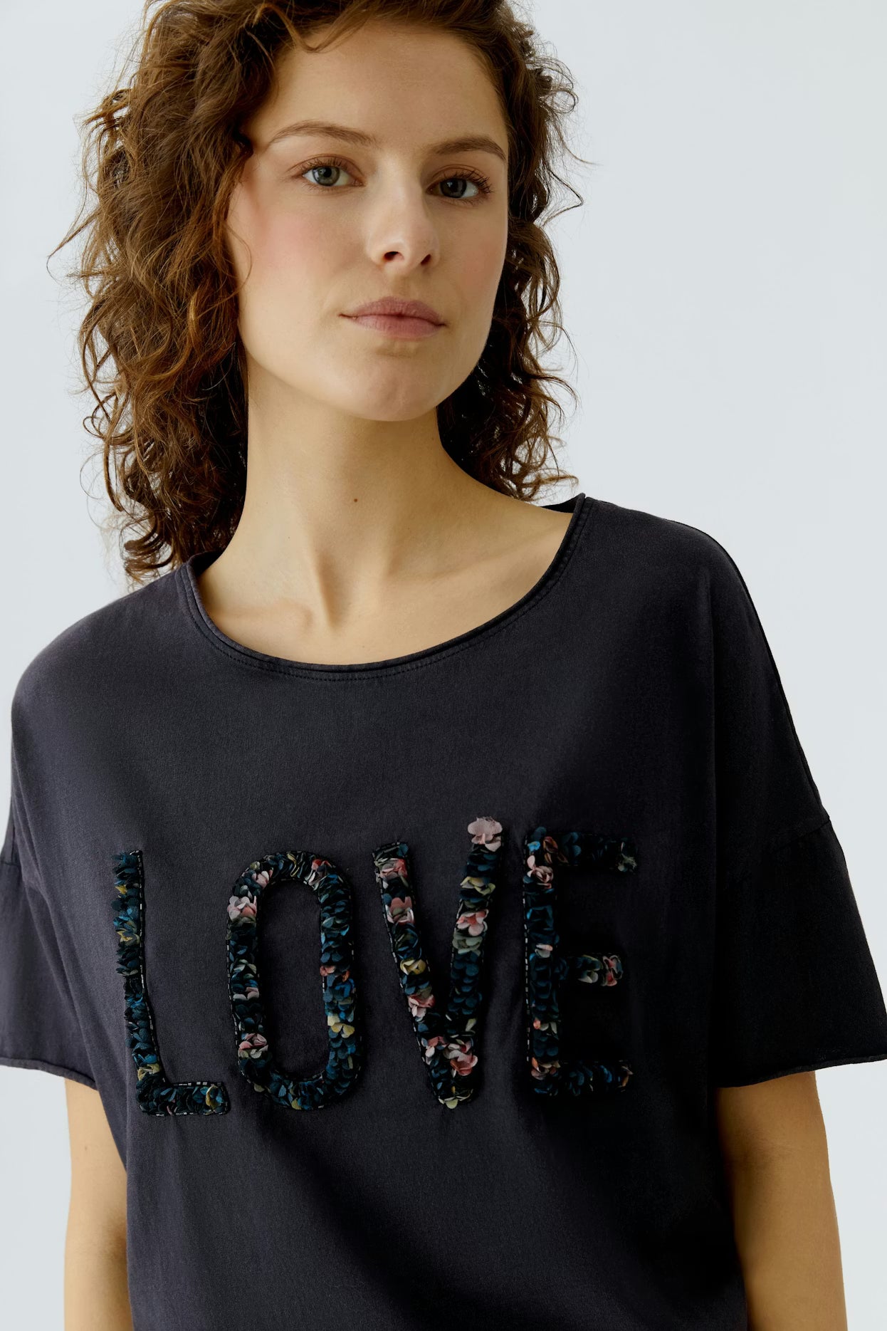 Oui Love Embellished T-Shirt