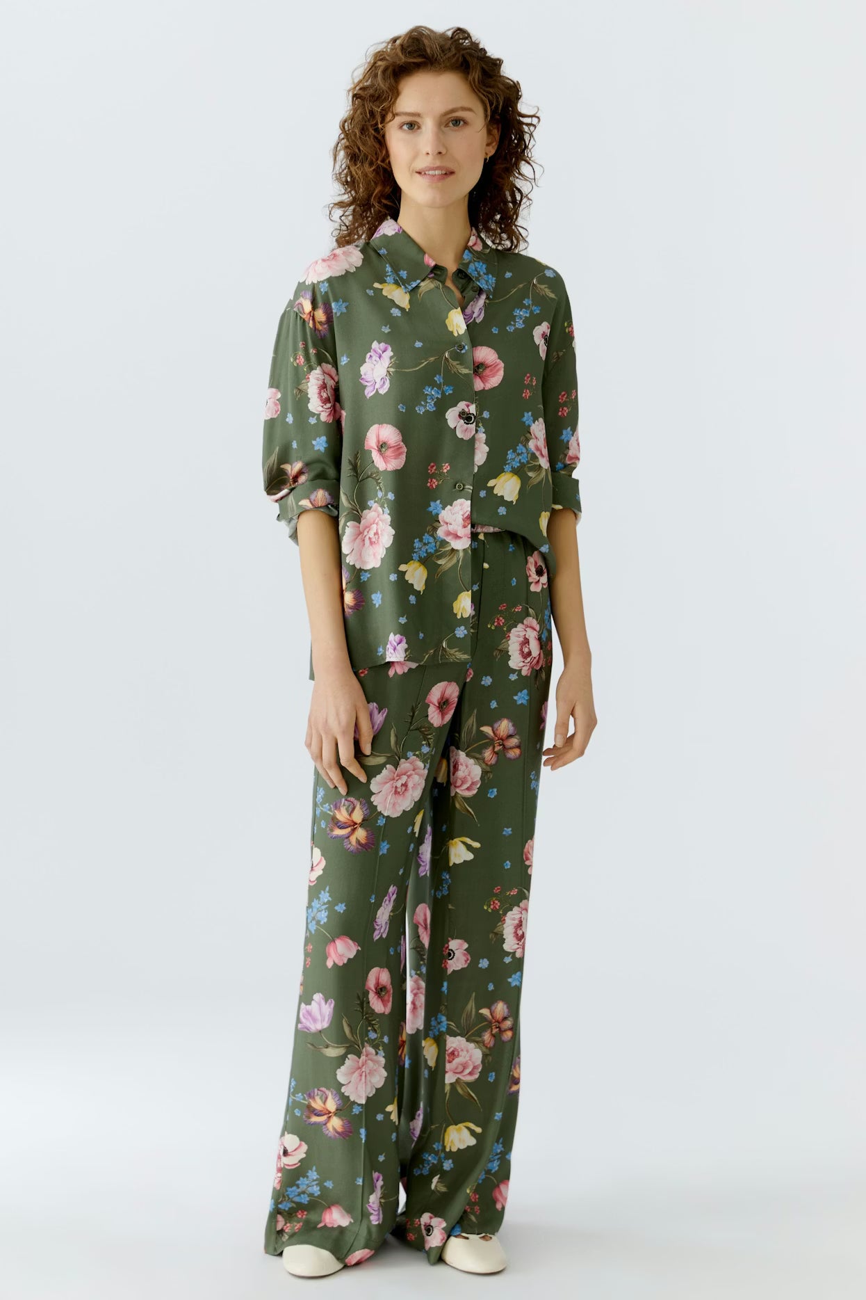 Oui Floral Print Blouse
