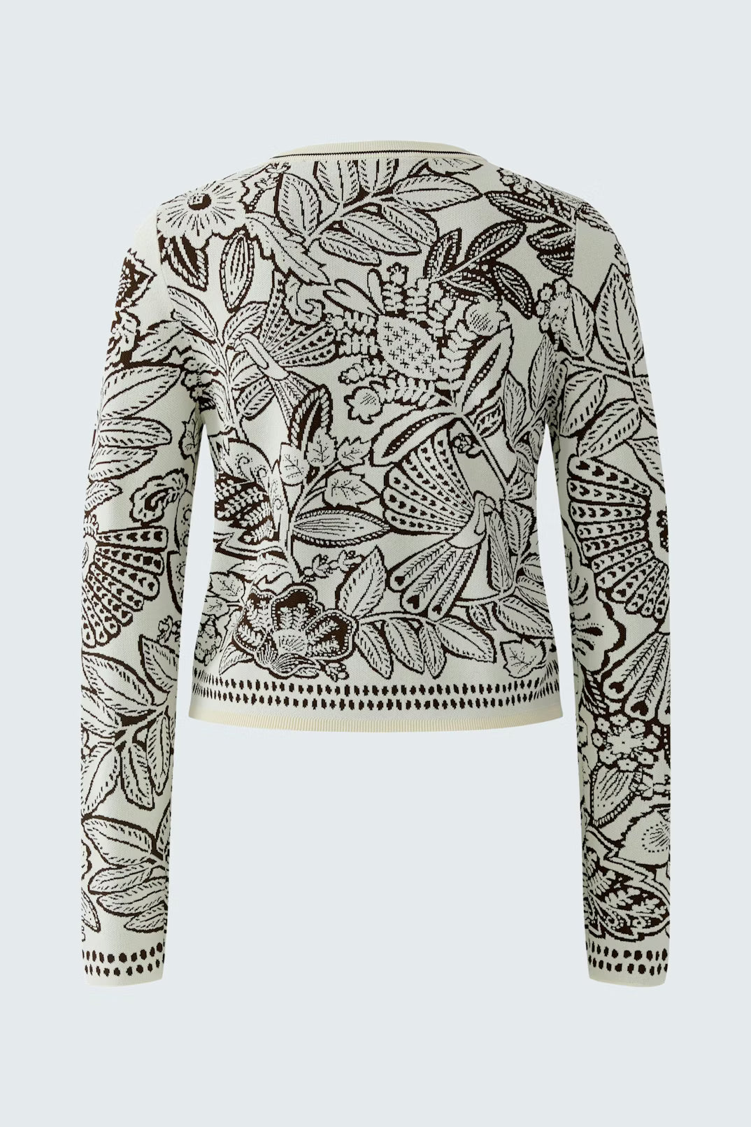 Oui Botanical Knit Sweater