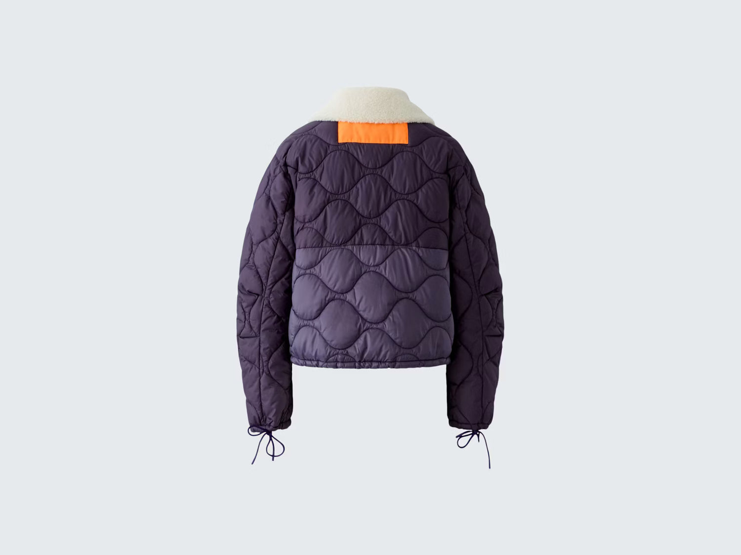 Oui Reversible Quilted Jacket With Collar