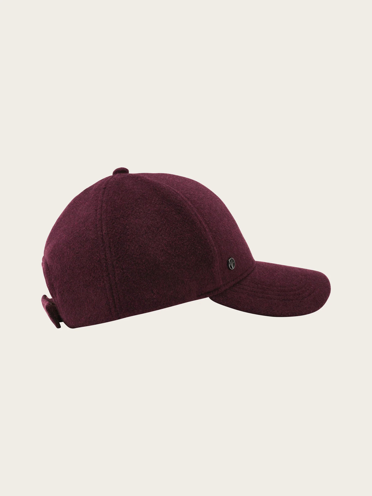 Fraas Loevenich Wool Baseball Cap (Wine)