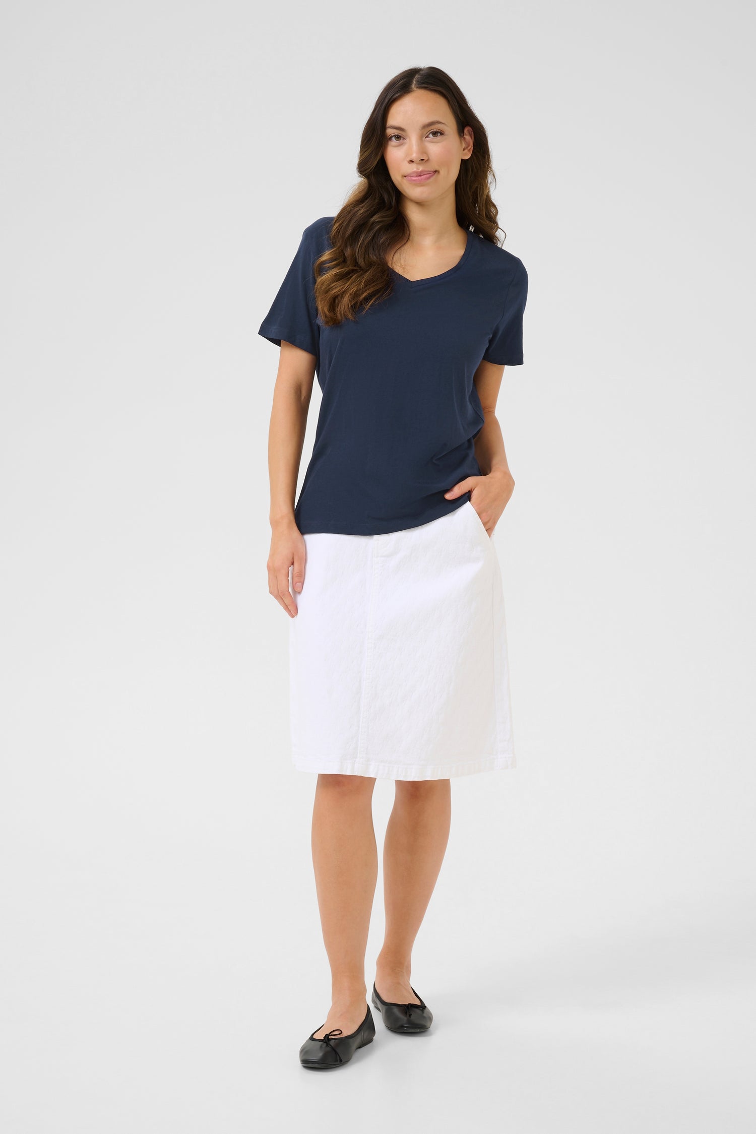 Cream Naia T-Shirt