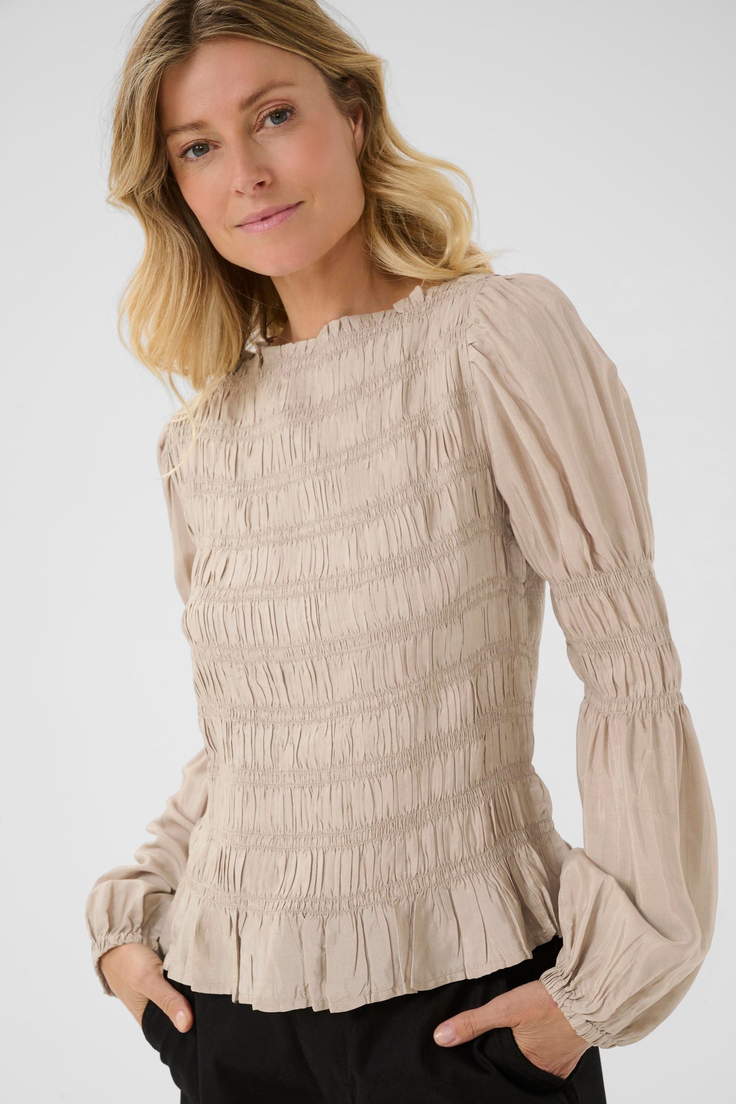 Cream Henva Blouse