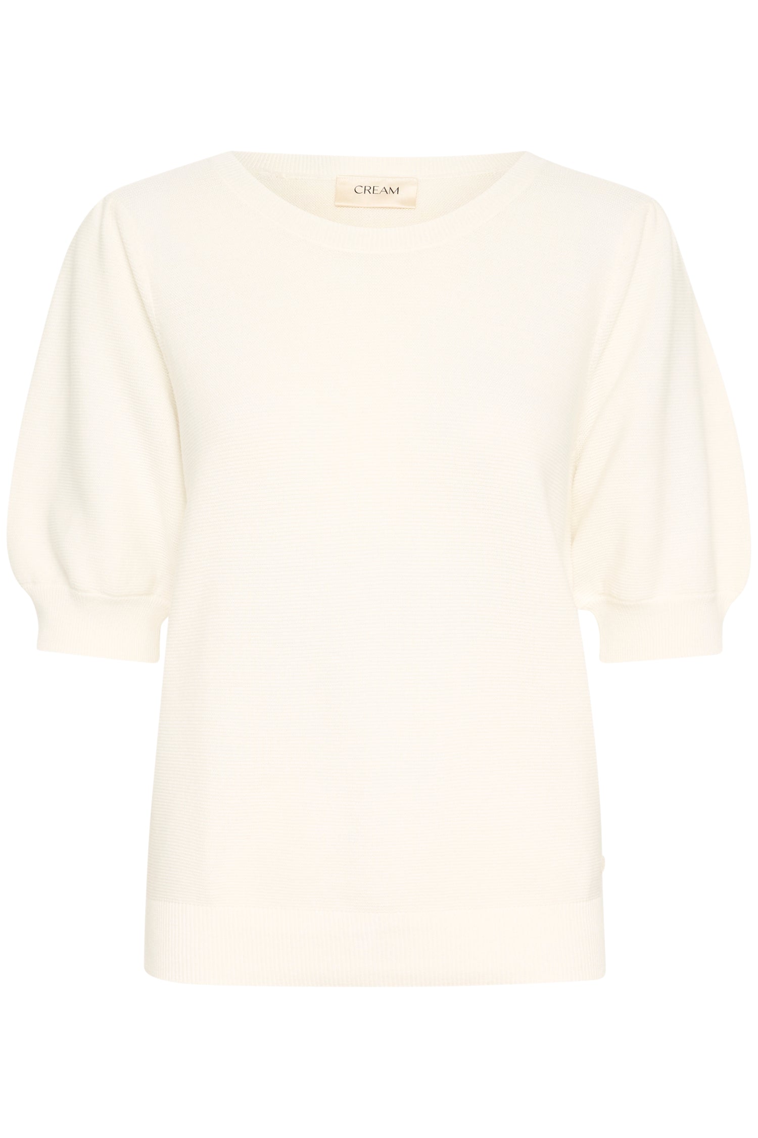Cream Sillar Half Sleeve Pullover