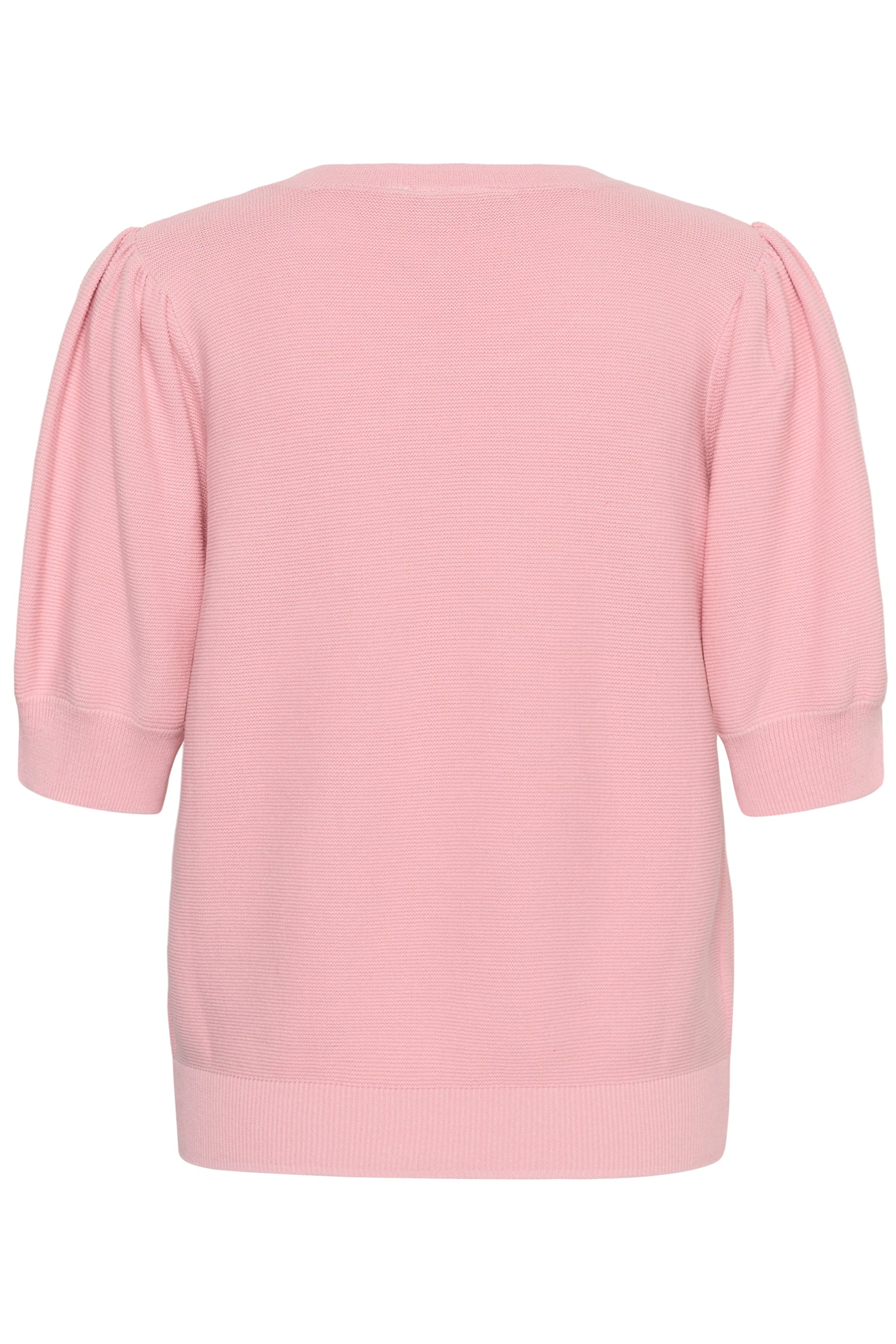 Cream Sillar Knit Short Sleeve Pullover