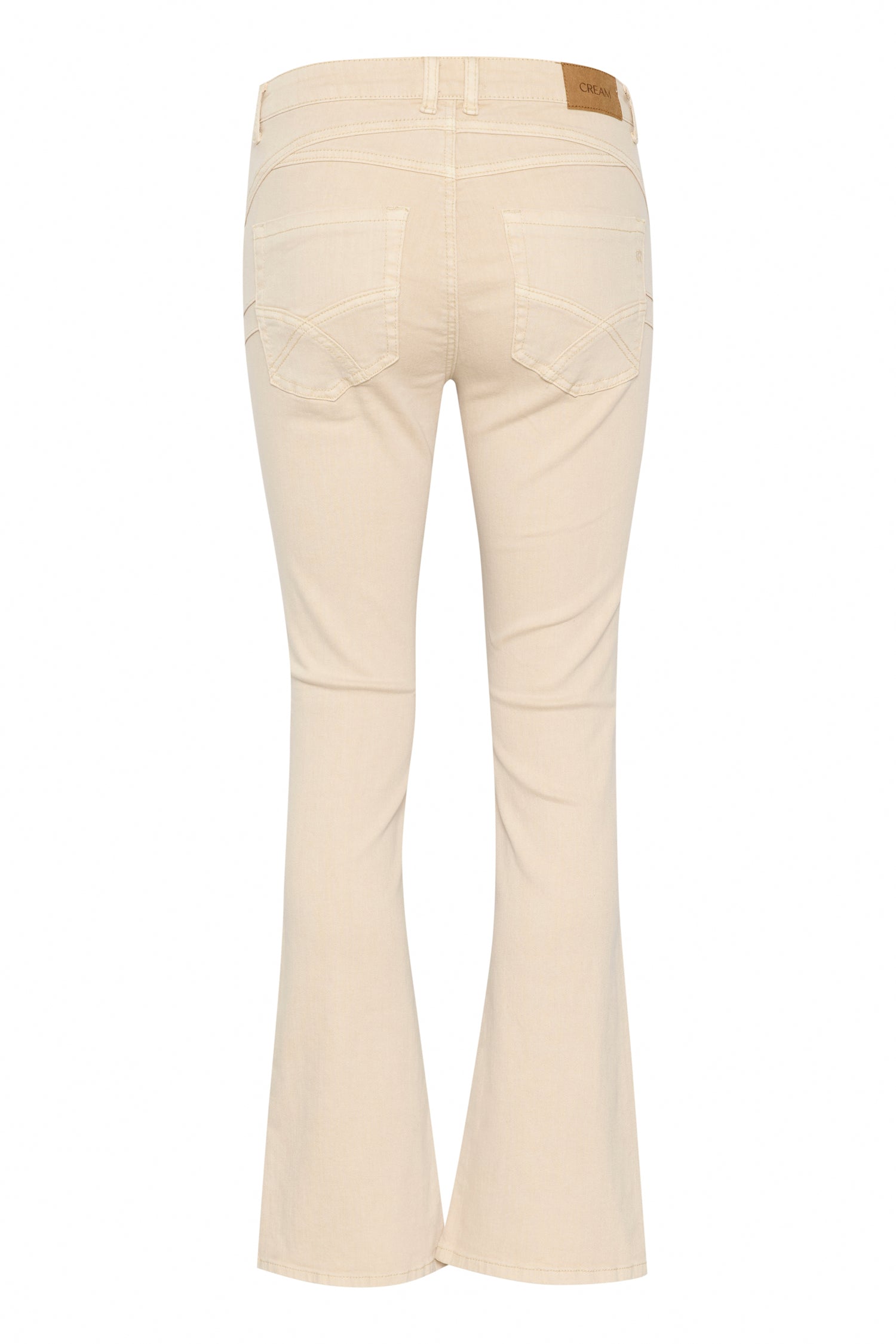 Cream Amalie Bootcut Jeans - Shape Fit