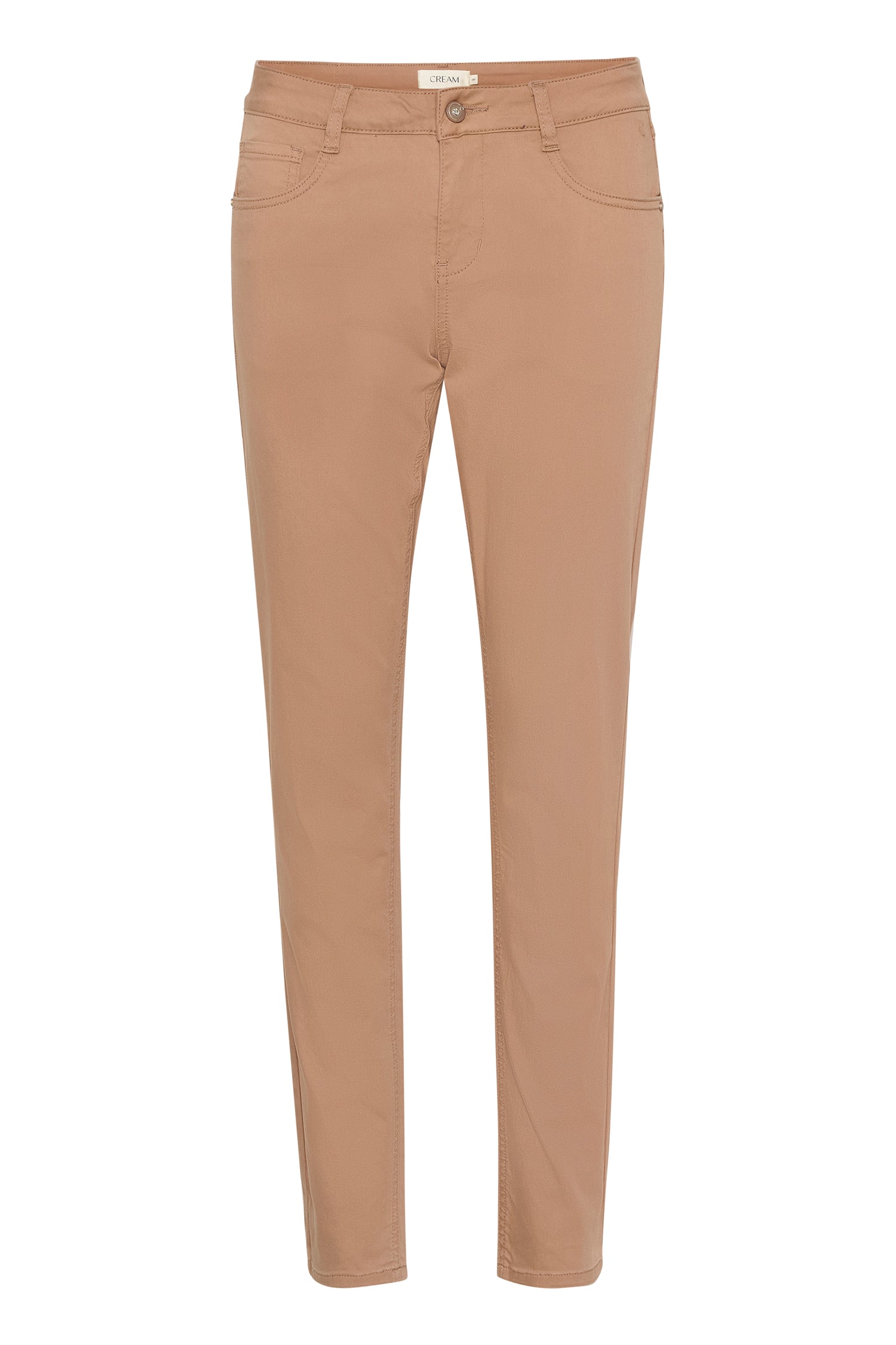 Cream Ann Twill Pant- Coco Fit