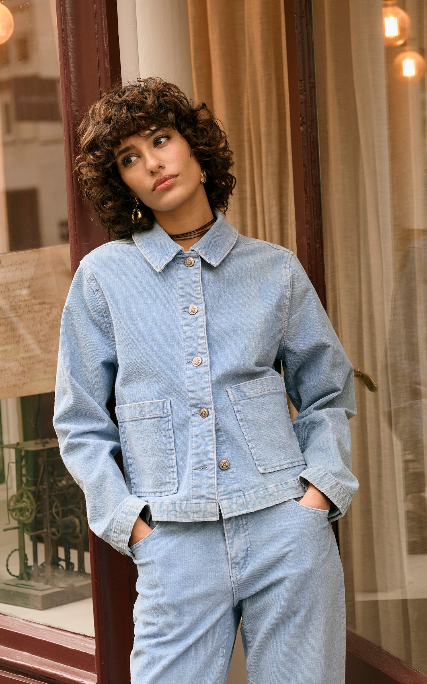 Cream Raphael Corduroy Jacket