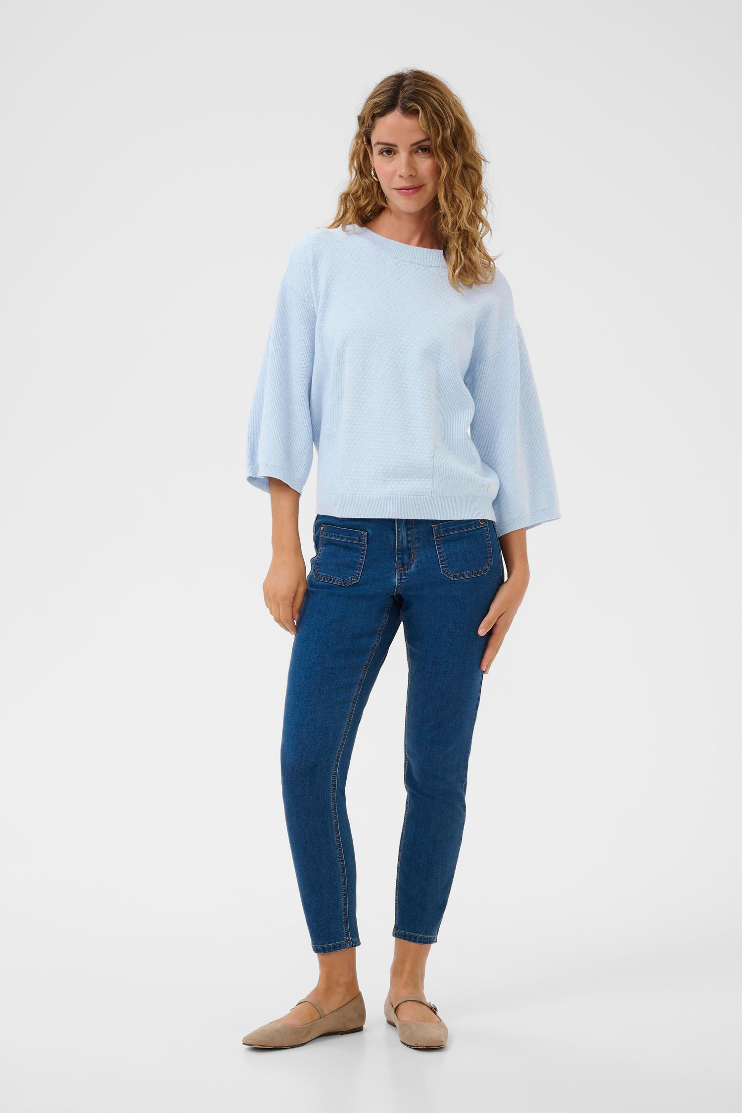 Cream Dela Pullover Sweater