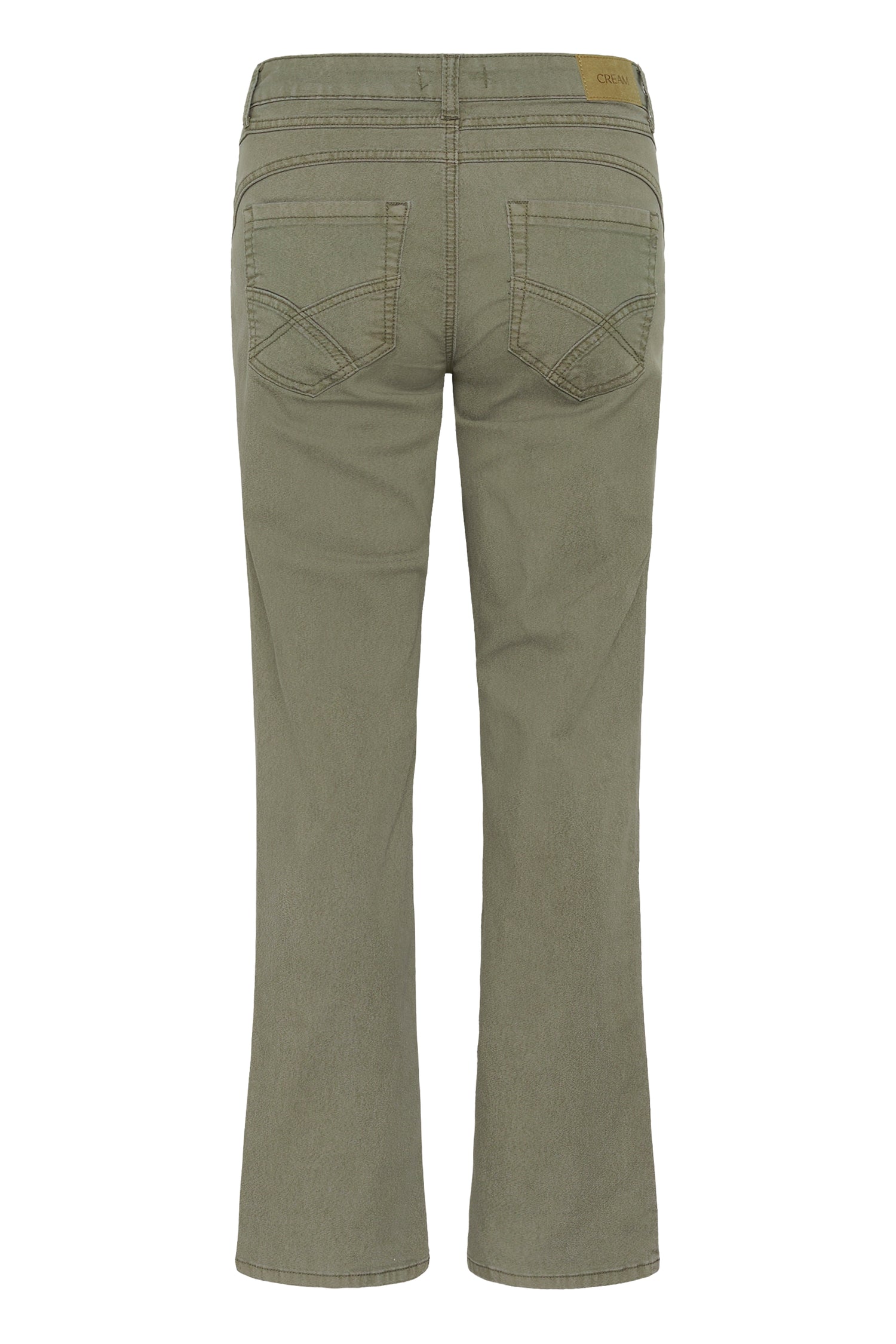 Cream Sophia Twill Pant- Coco Fit