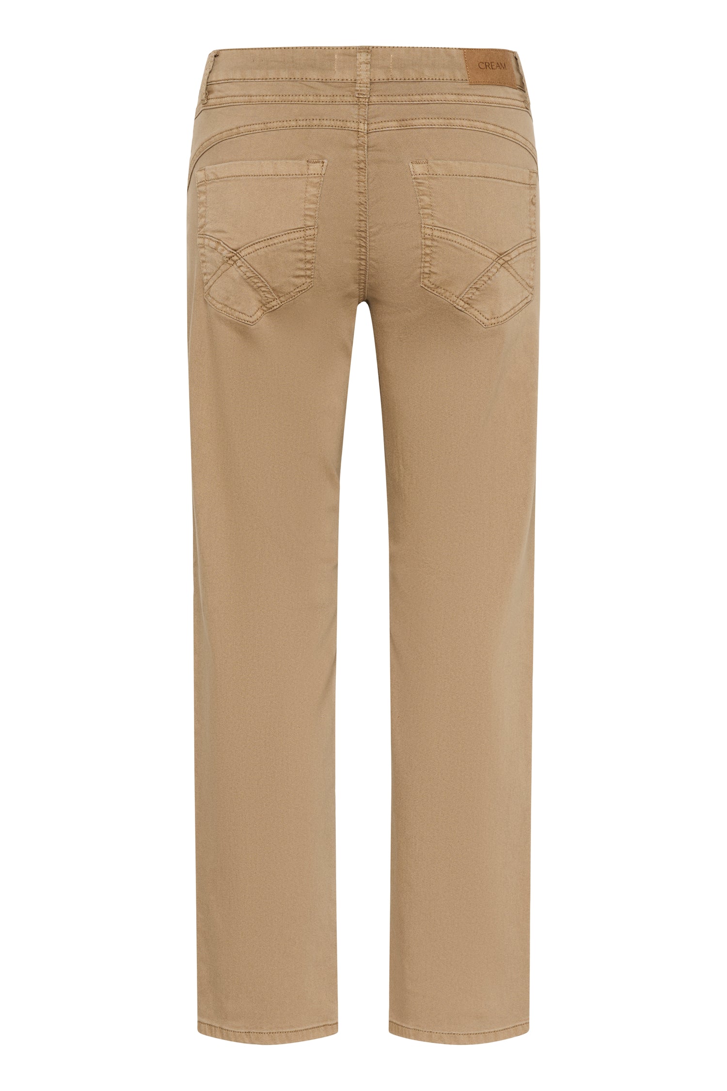 Cream Sophia Twill Pant- Coco Fit