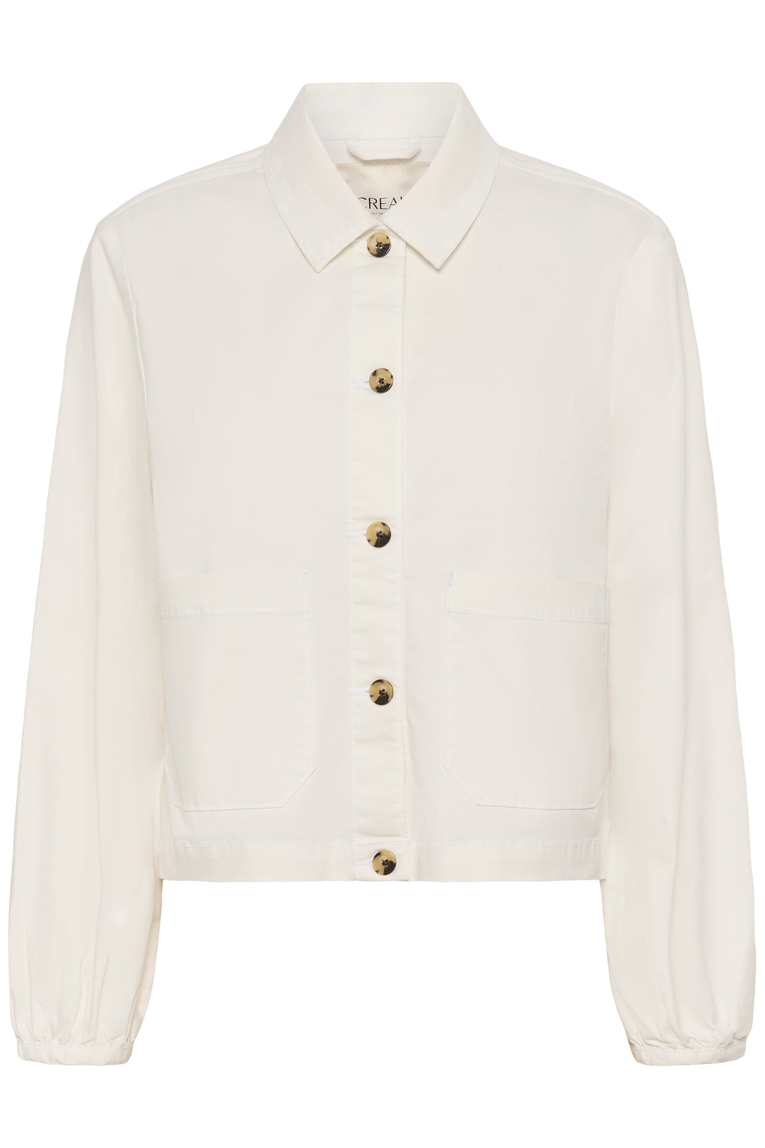 Cream Berta Twill Jacket