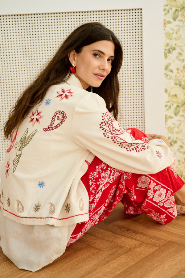 Cream Rosetta Jacket