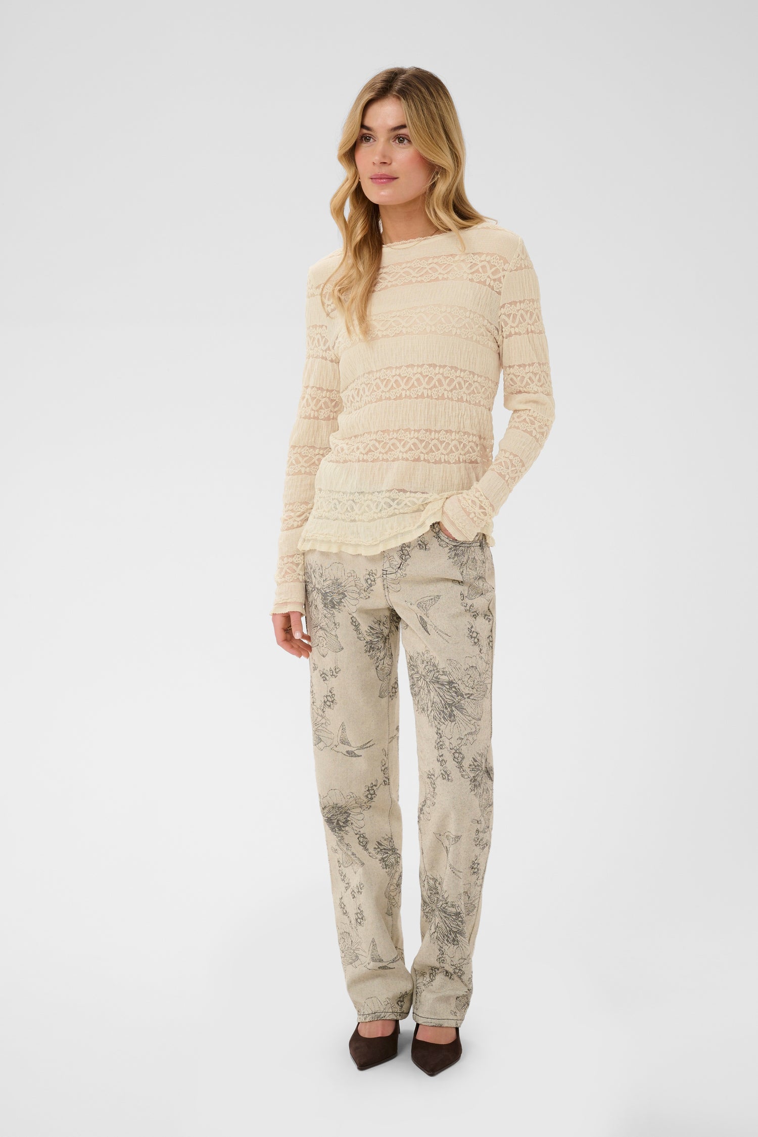 Cream Rosel T-Shirt