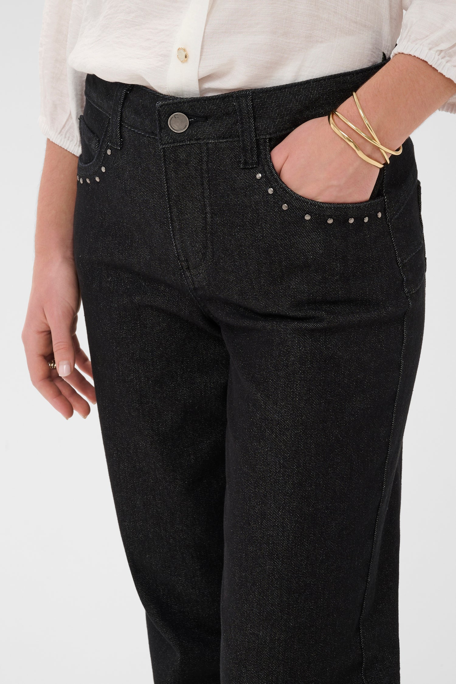 Cream Mochi Jeans Shape Fit
