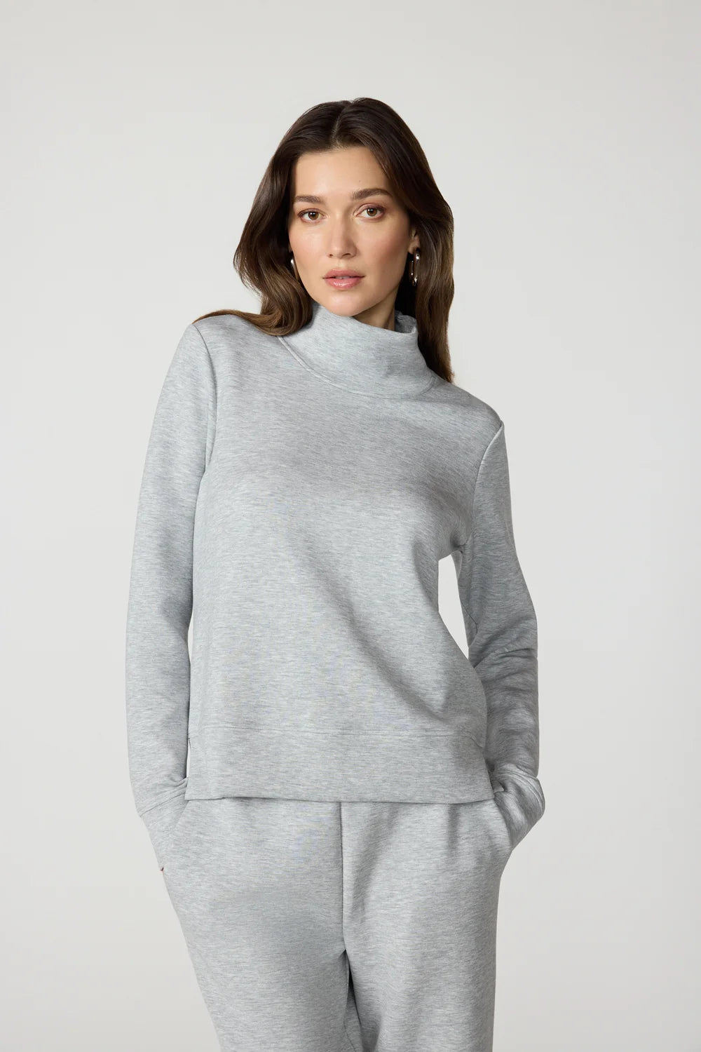 MPG Dreamweave Mock Neck Sweatshirt