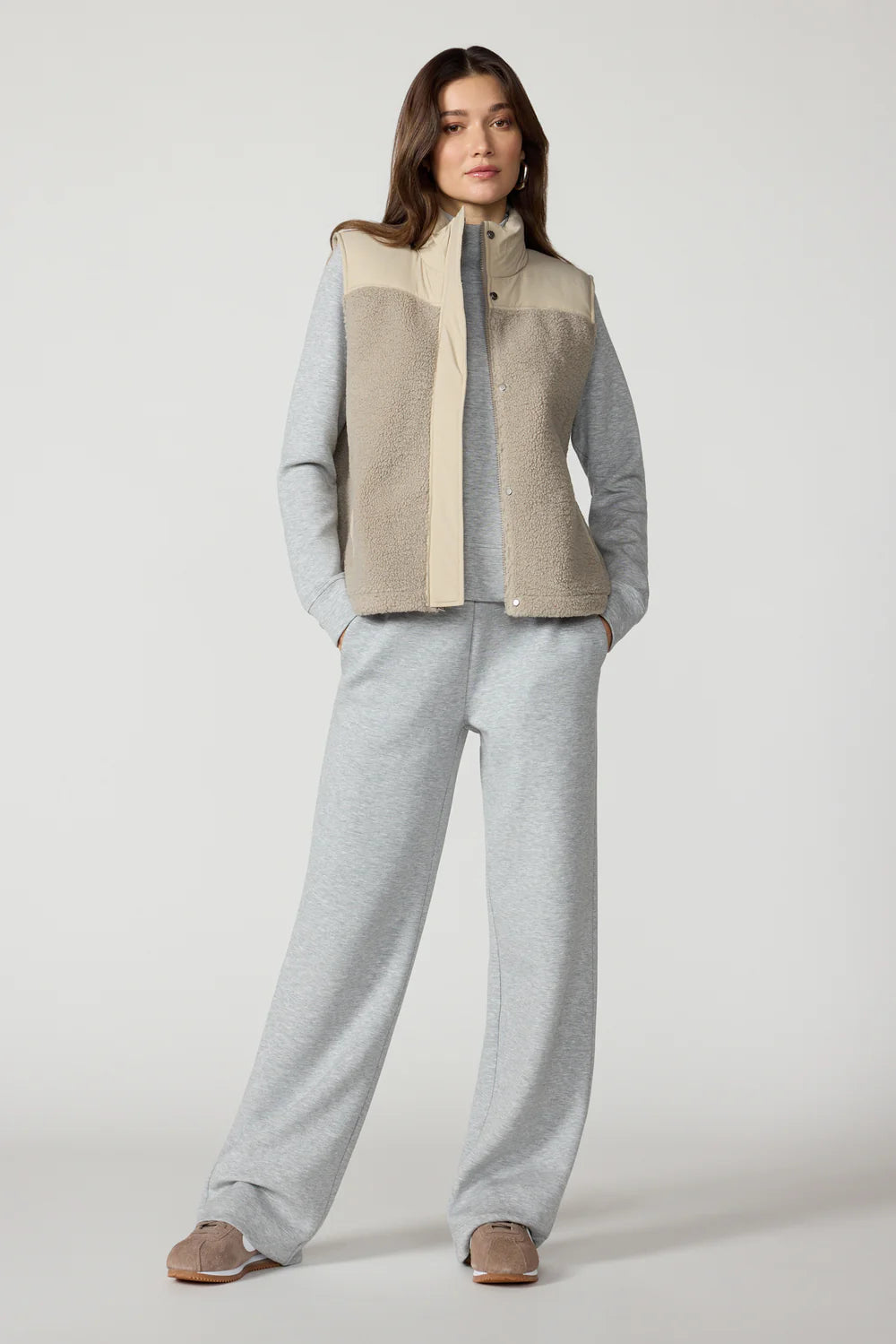 MPG Dreamweave Mock Neck Sweatshirt