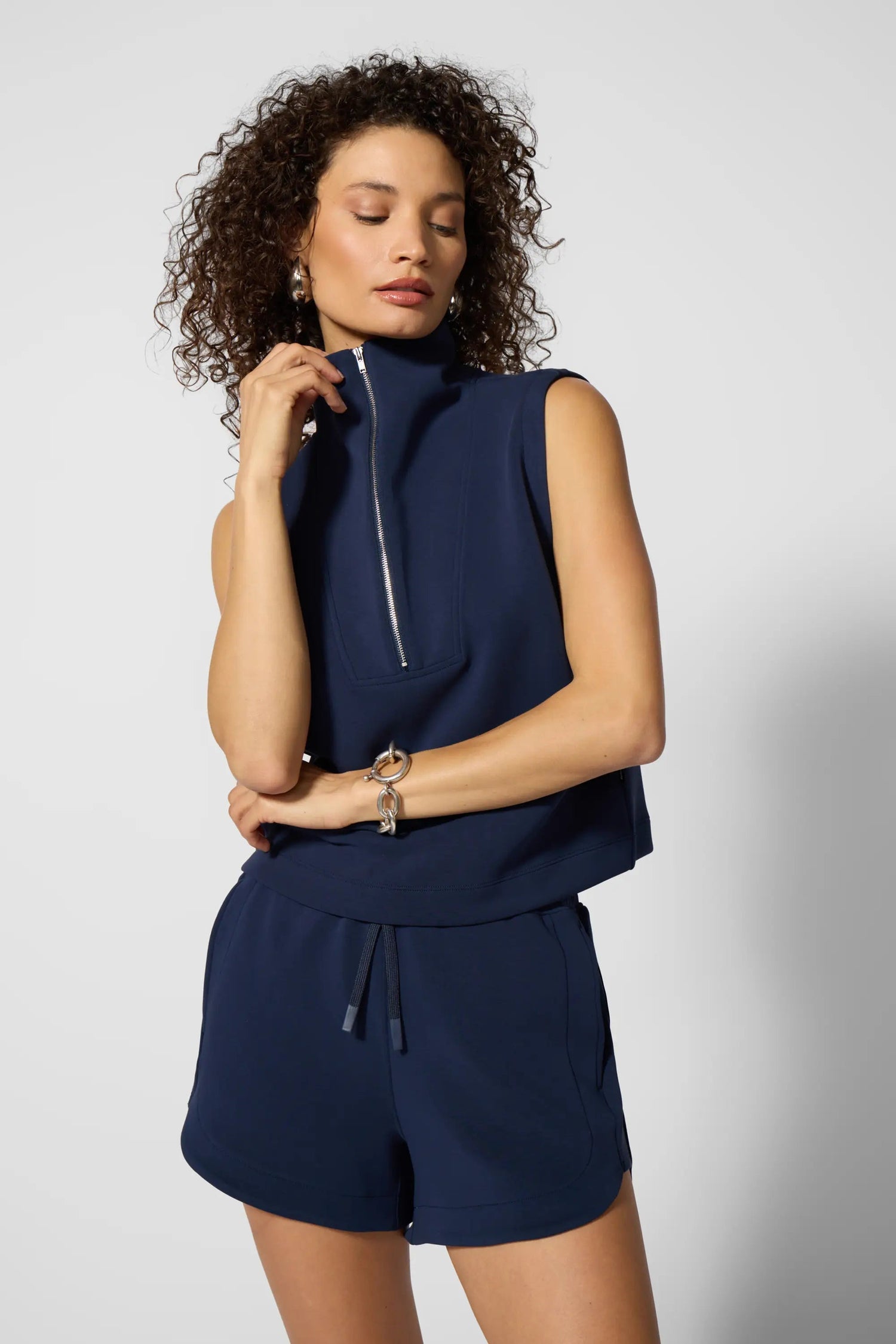 π¨π¦ MPG Dreamweave 1/2 Zip Mockneck Tank