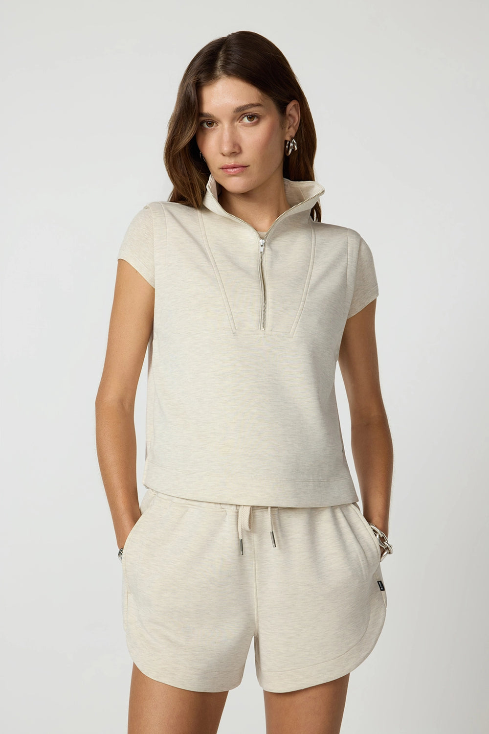 π¨π¦ MPG Dreamweave 1/2 Zip Mockneck Tank