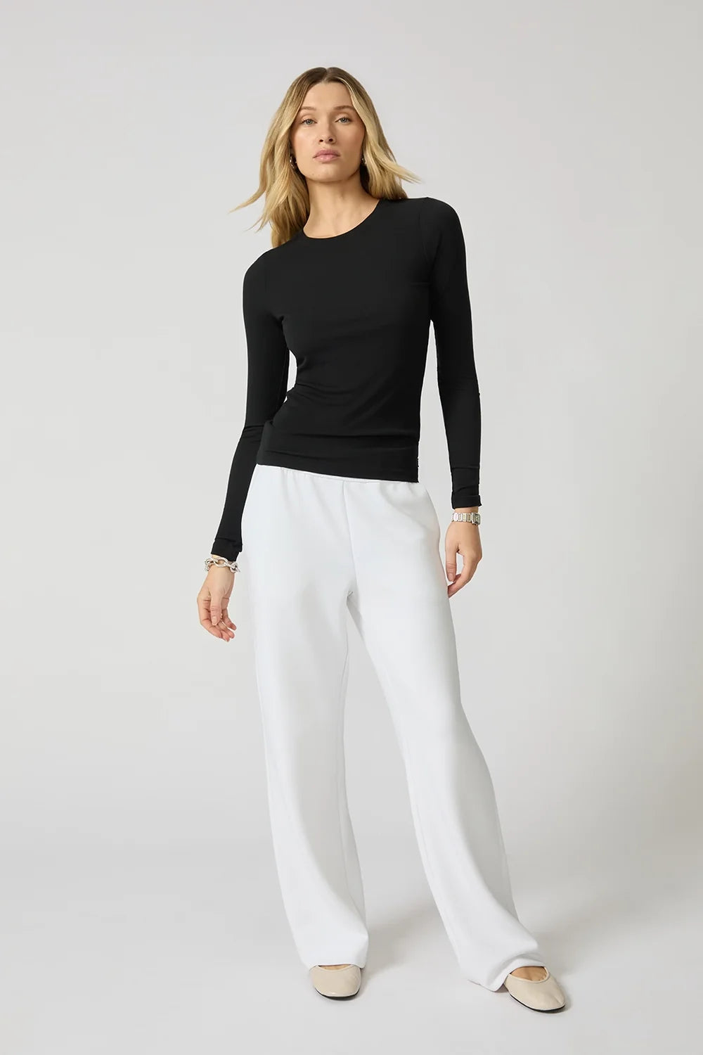 MPG Baby Rib Long Sleeve Crewneck