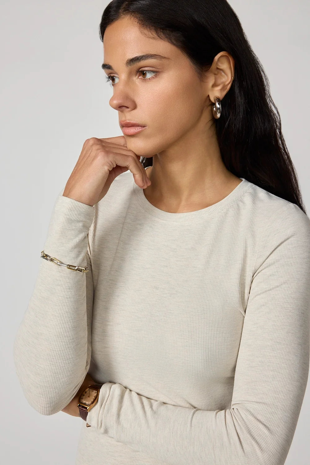 MPG Baby Rib Long Sleeve Crewneck