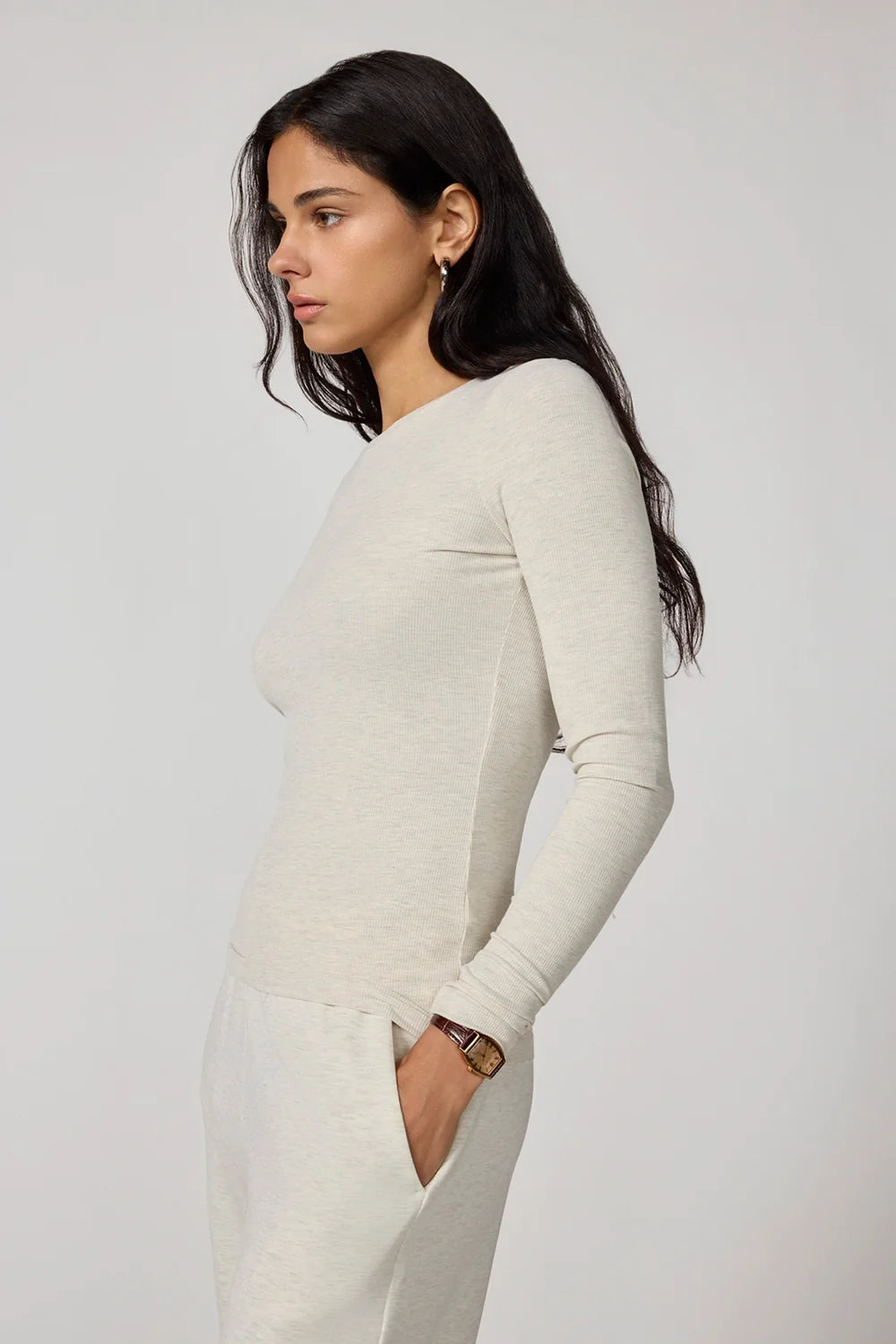 MPG Baby Rib Long Sleeve Crewneck