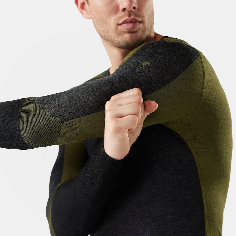 Smartwool Men's Intraknit Thermal Merino Base Layer Colourblock Crew