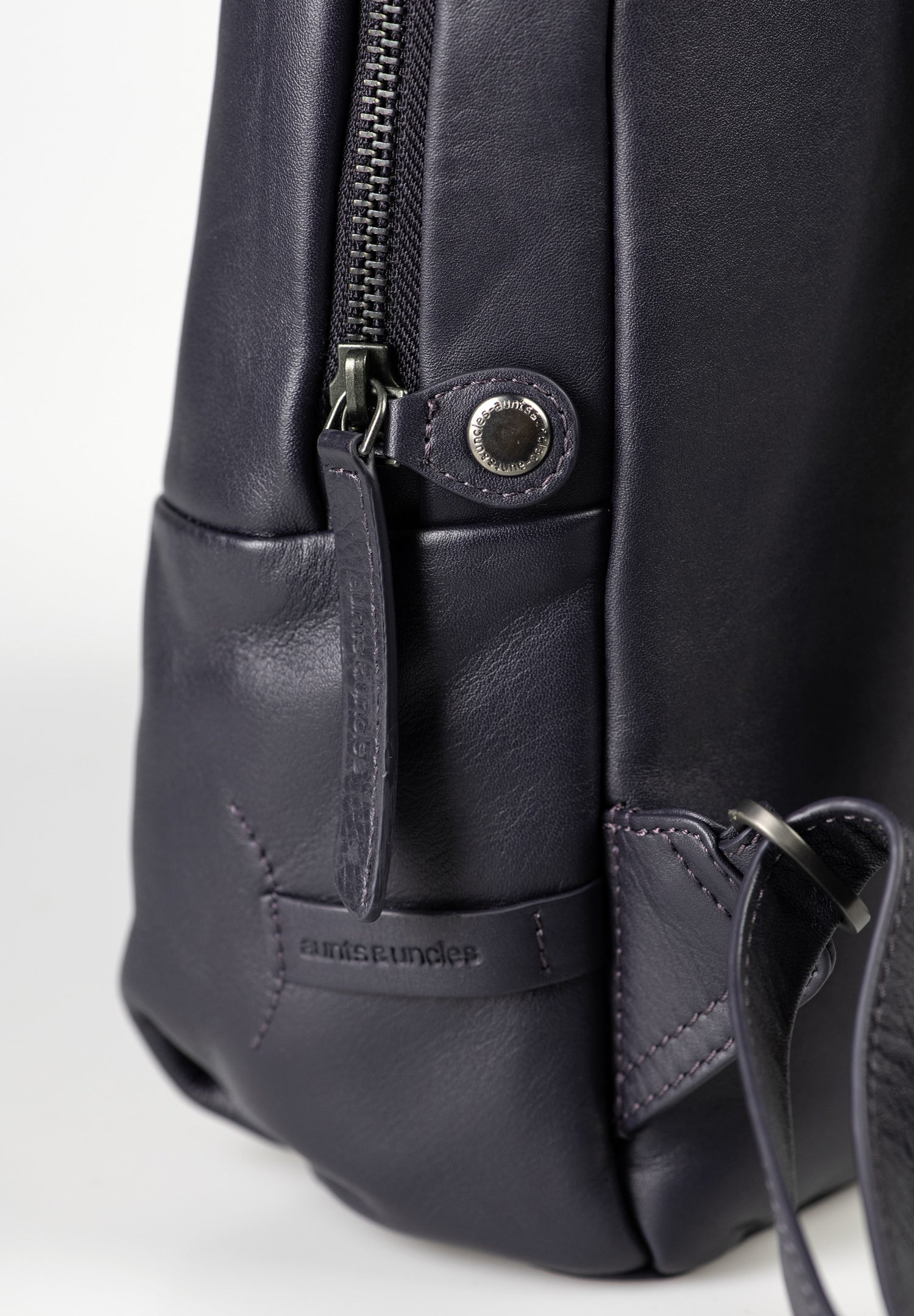 Aunts & Uncles Crabapple Leather Backpack Purse