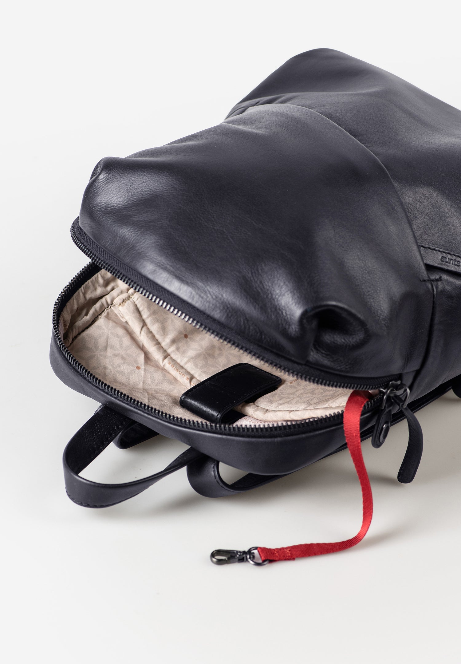 Aunts & Uncles Crabapple Leather Backpack Purse