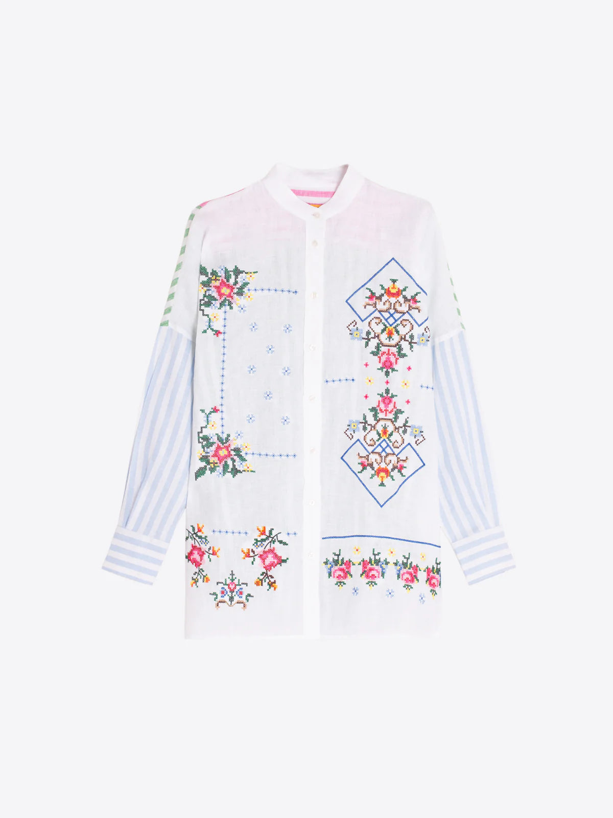 Vilagallo Digital Embroidery Blouse