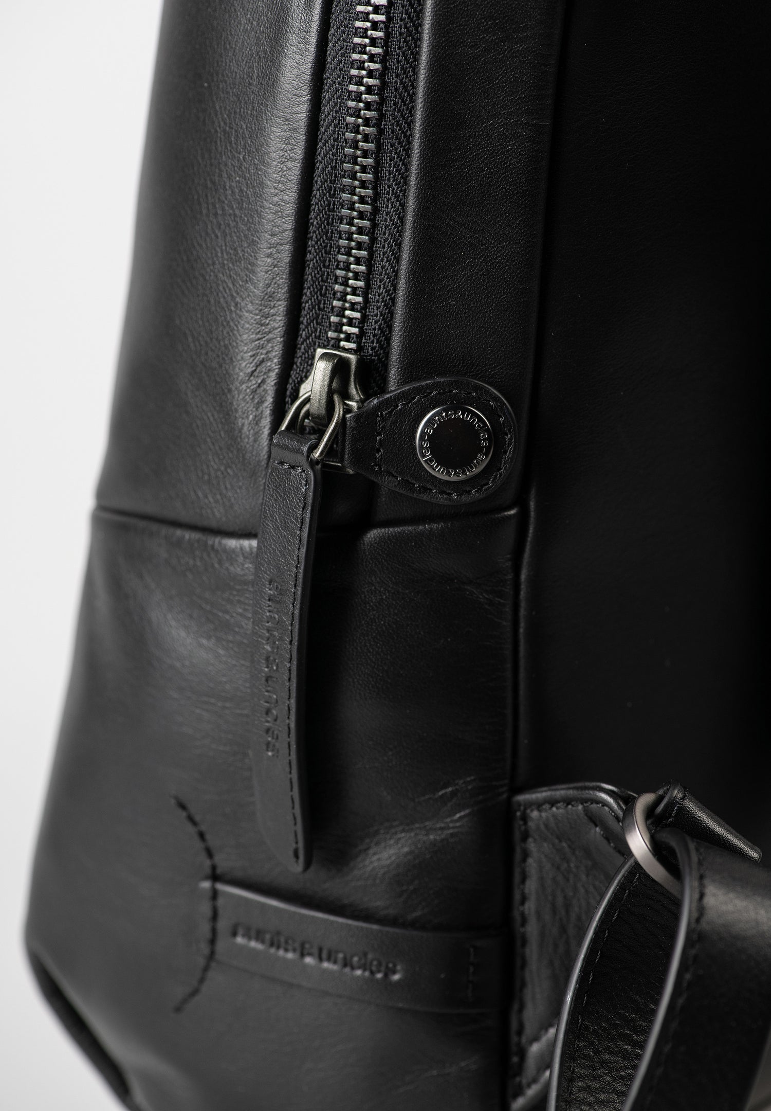 Aunts & Uncles Crabapple Leather Backpack Purse