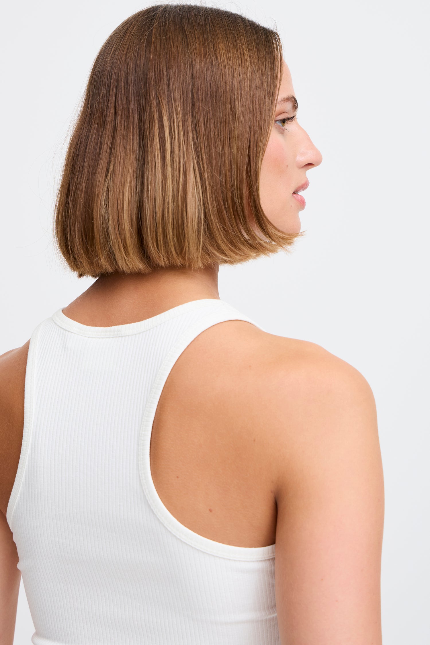 Ichi Palmer Rib Tank Top