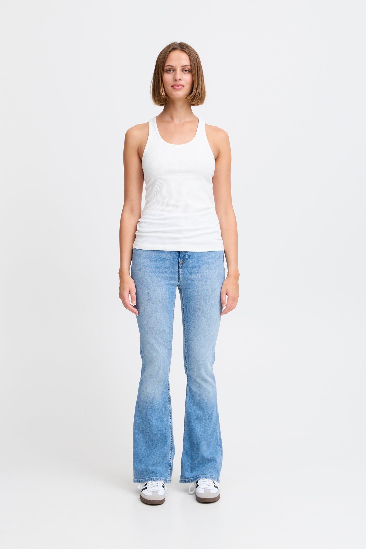 Ichi Palmer Rib Tank Top