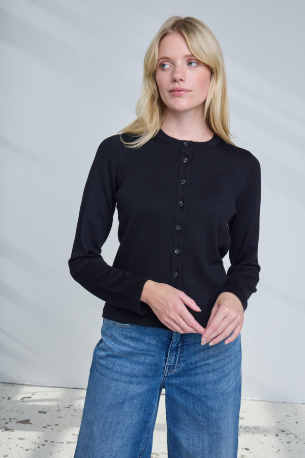 Ichi Luls O-Neck Cardigan