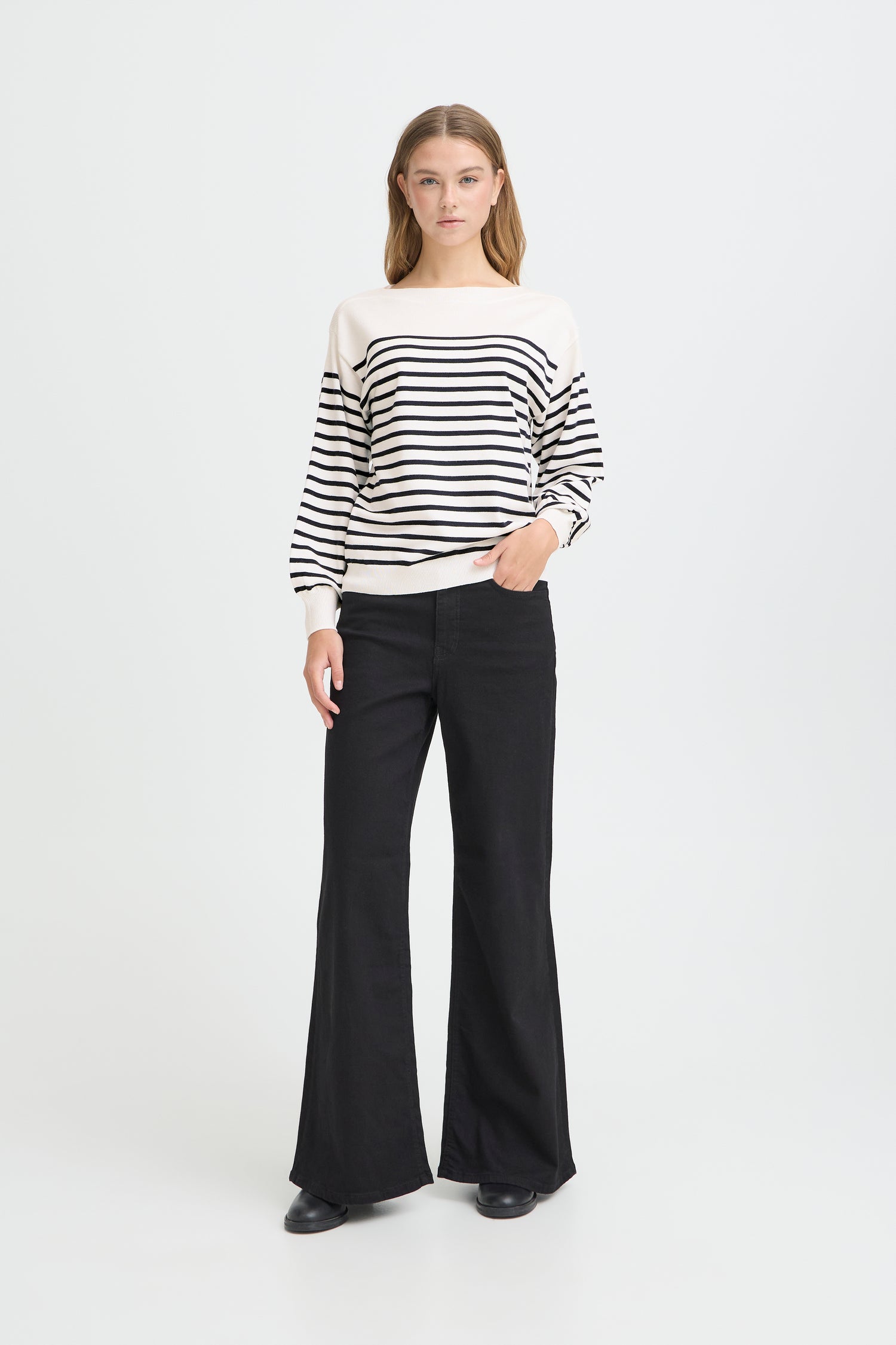 Ichi Luls Boatneck Pullover