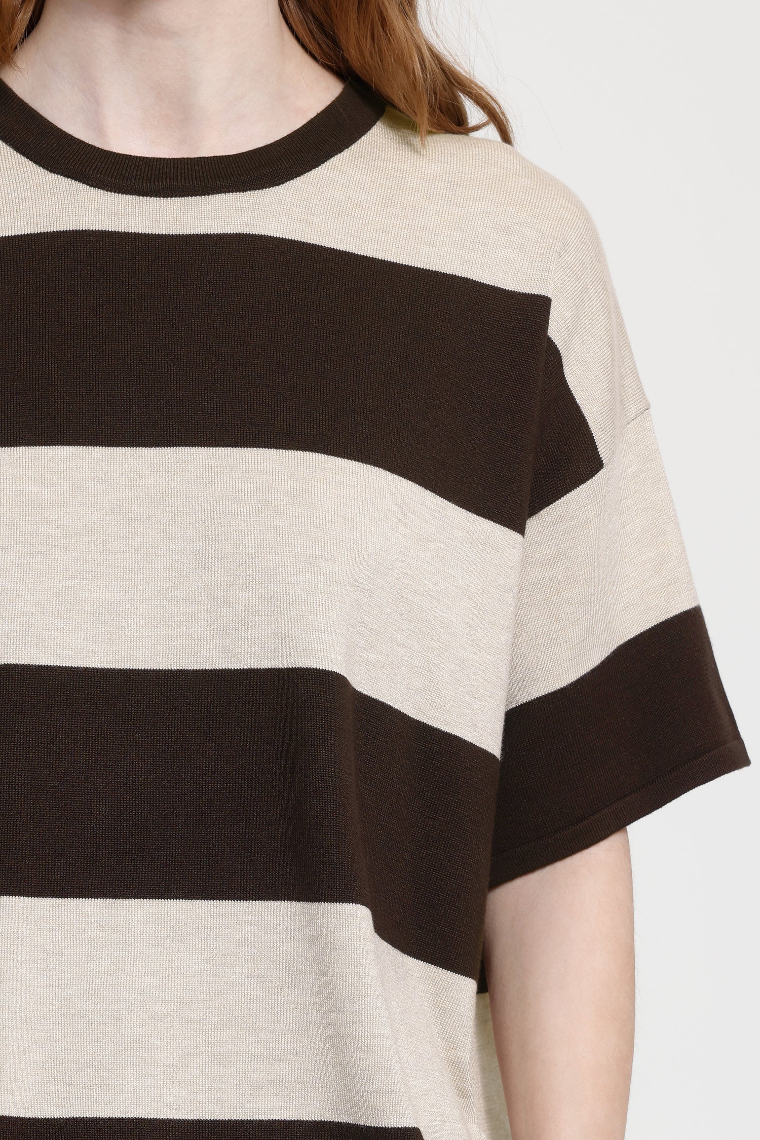 Ichi Luls Loose Short Sleeve Sweater