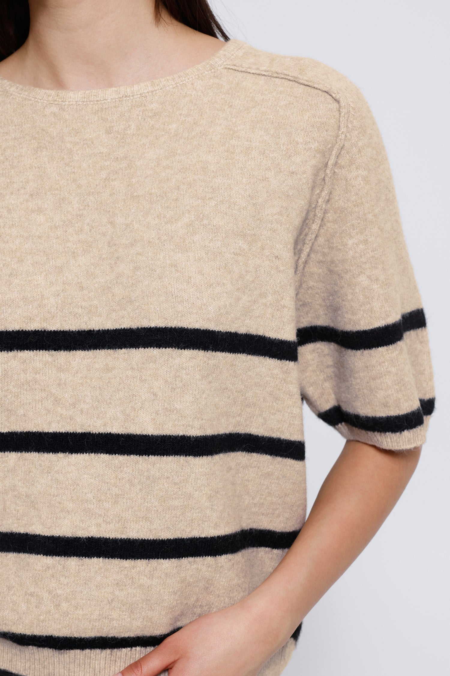 Ichi Dasila Short Sleeve Sweater