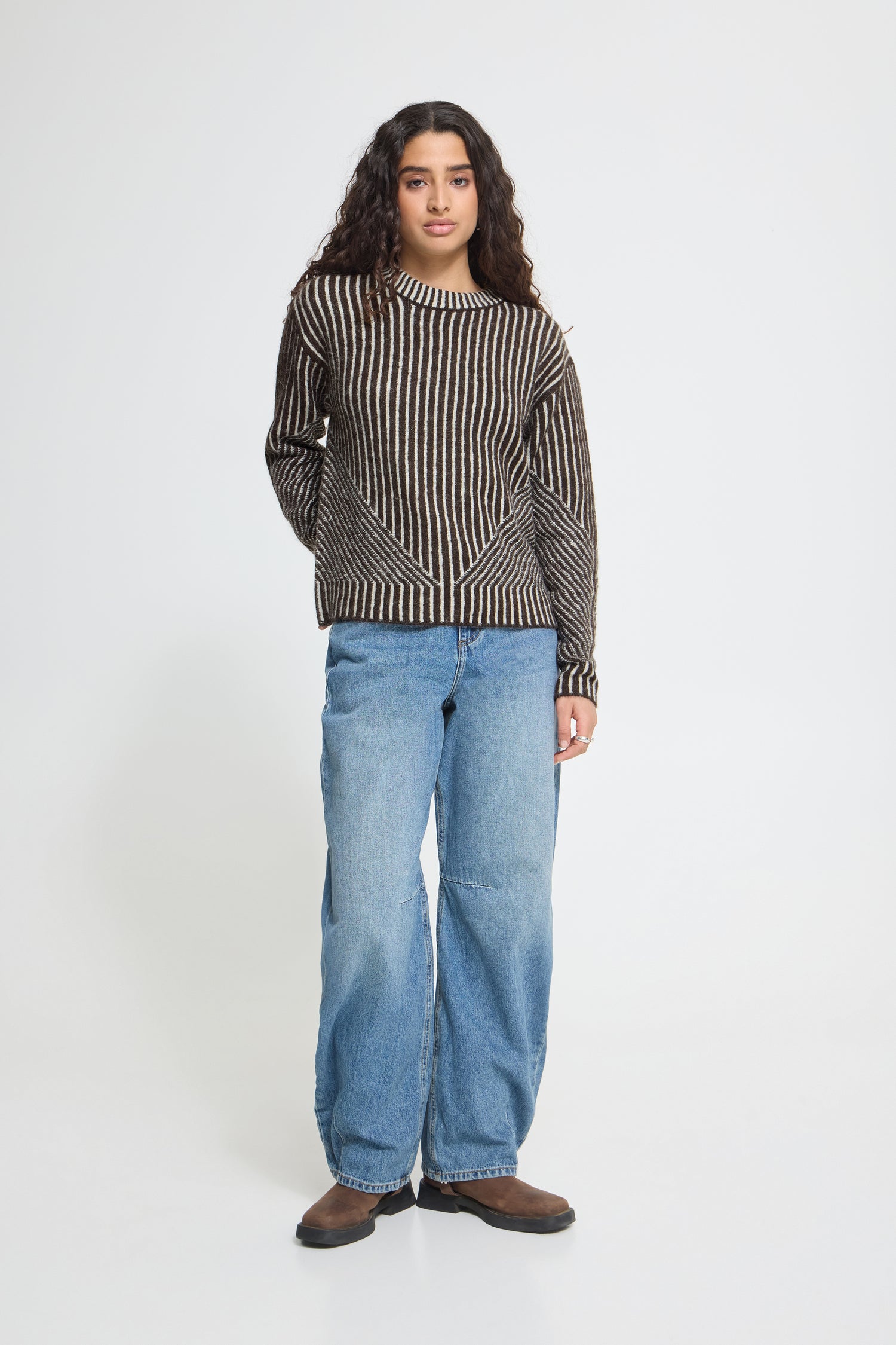 Ichi Kamara Stripes Sweater