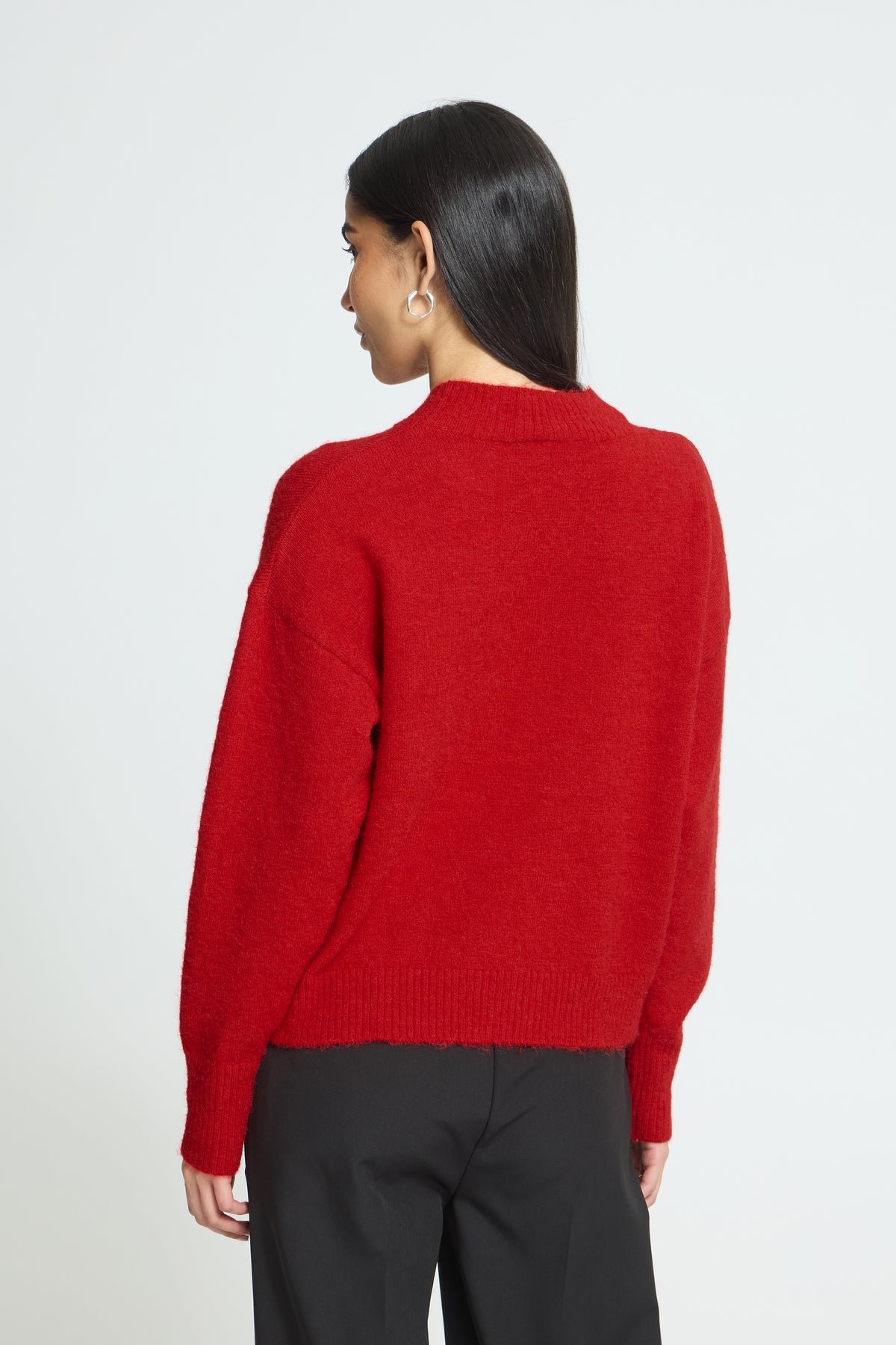 Ichi Sage Long Sleeve Sweater