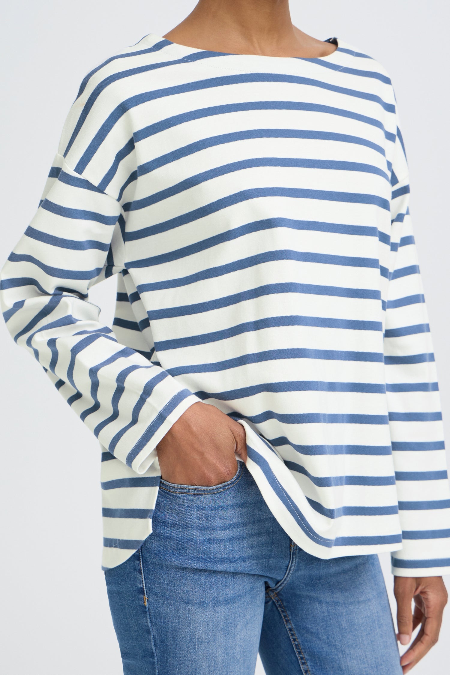 B.Young Ramsi Long Sleeve Stripe T-Shirt