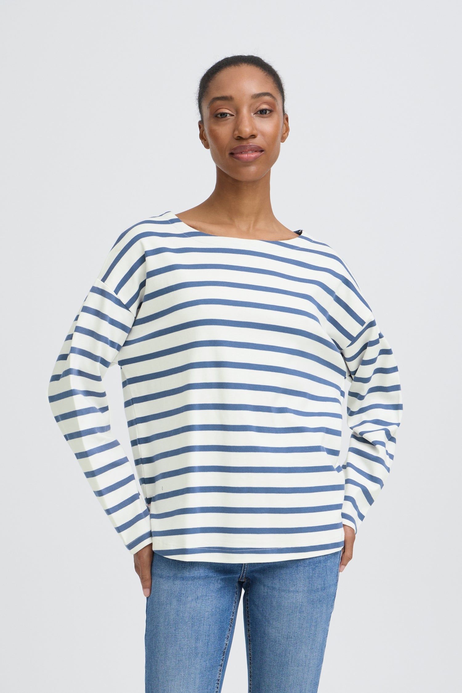 B.Young Ramsi Long Sleeve Stripe T-Shirt
