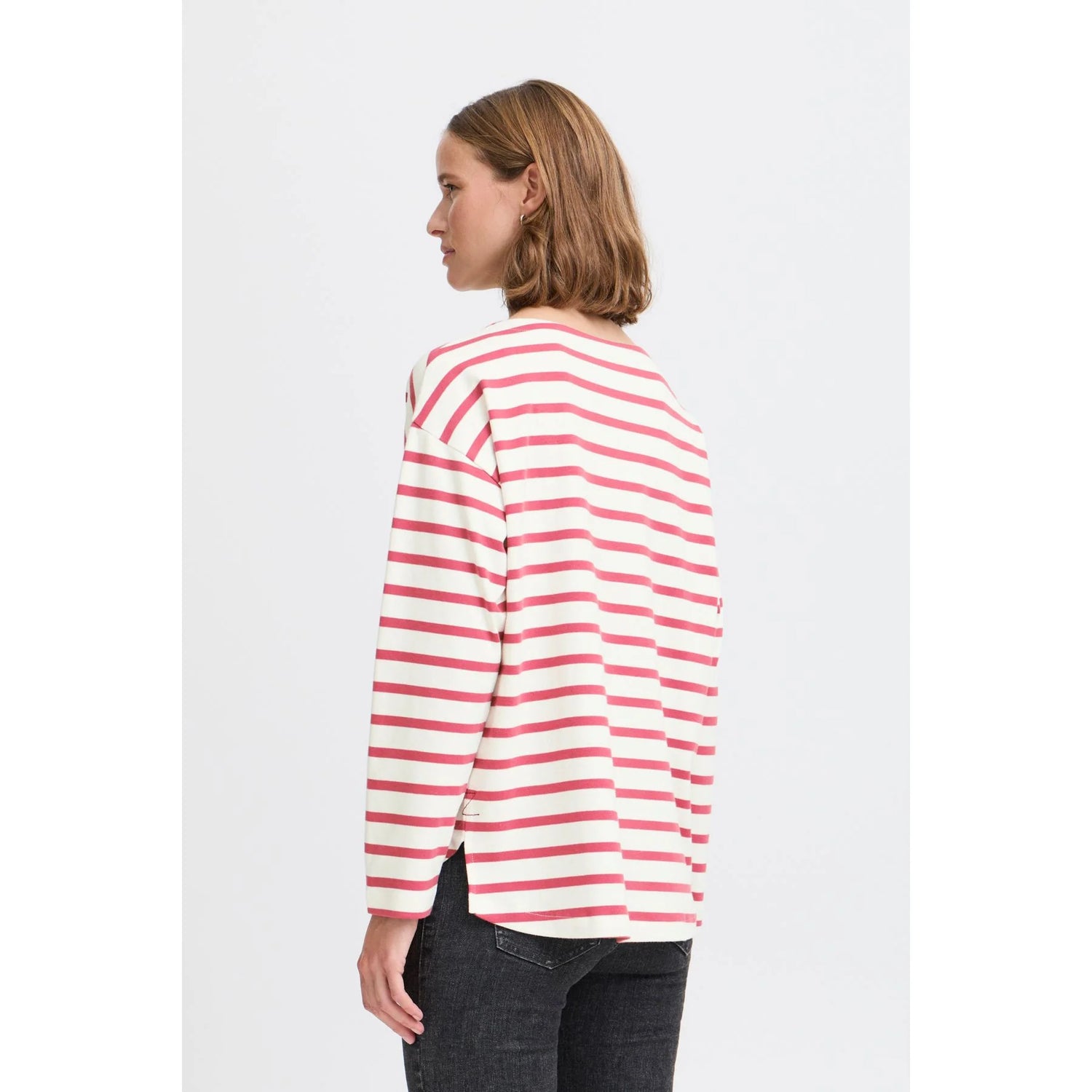 B.Young Ramsi Long Sleeve Stripe T-Shirt