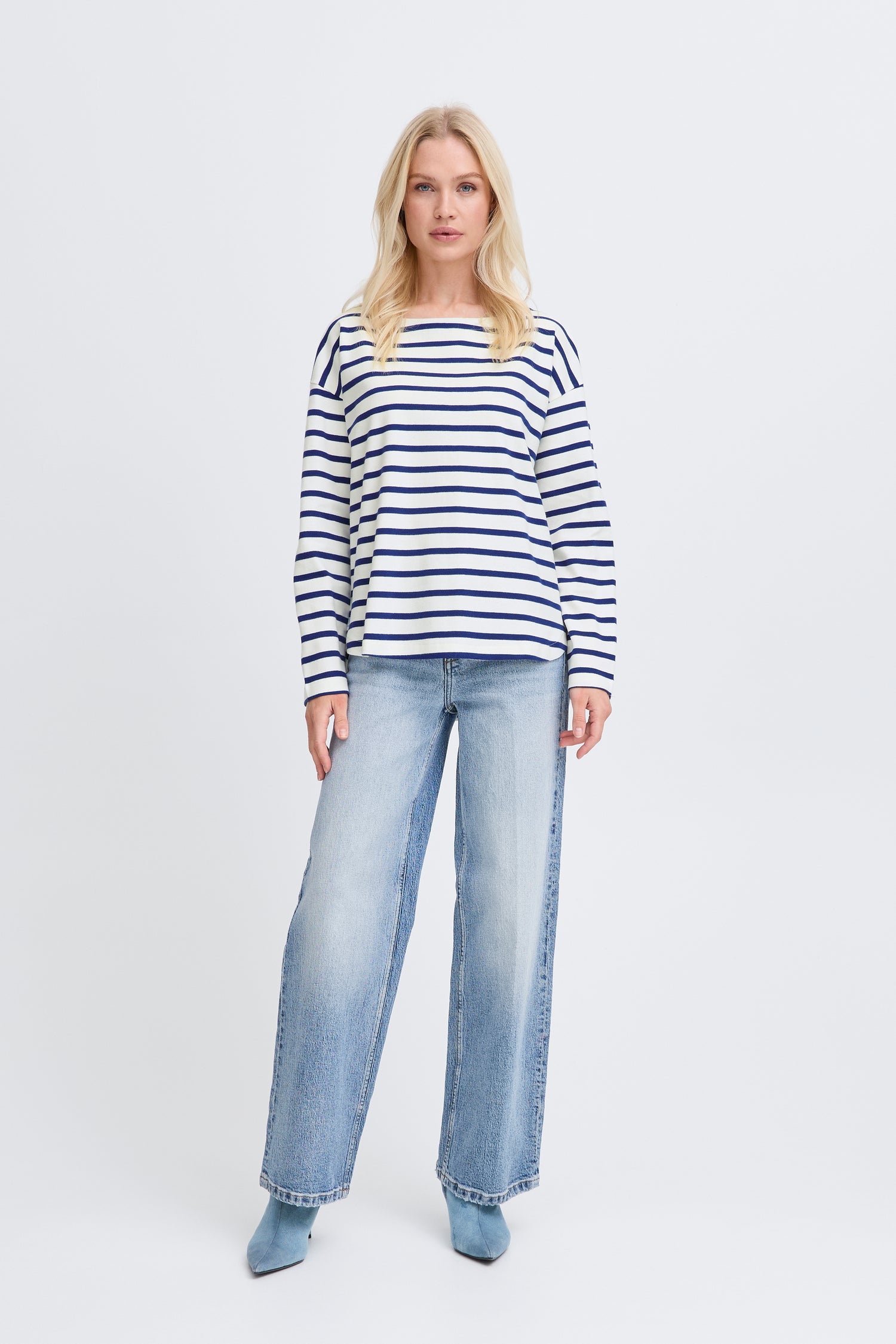 B.Young Ramsi Long Sleeve Stripe T-Shirt
