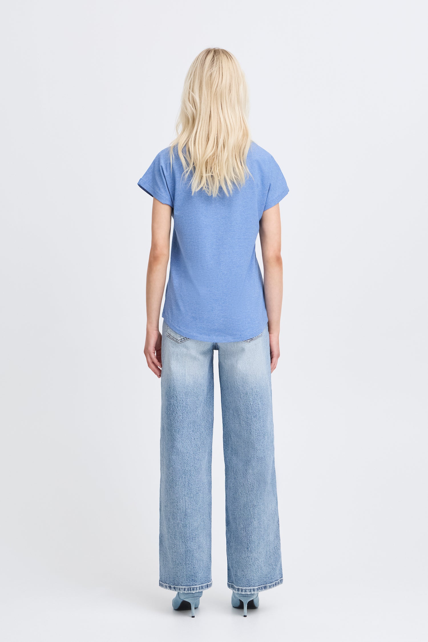 B.Young Pamila V-Neck Short Sleeve T-Shirt